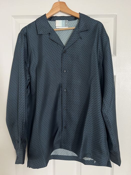 Kith Kith silk monogram camp collar thompson shirt