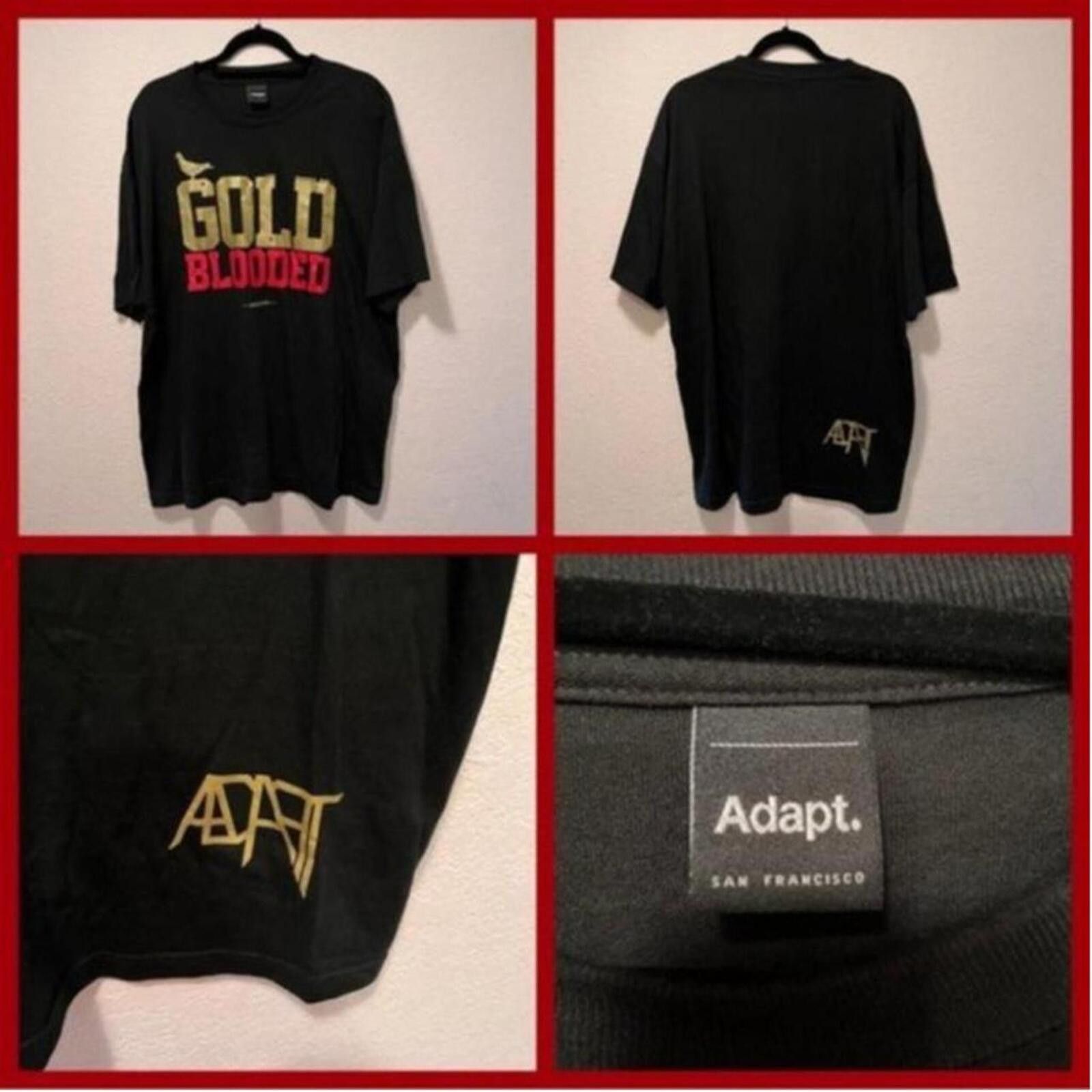 Adapt Adapt San Francisco Black 'Gold Blooded' Graphic T-Shirt Size US M / EU 48-50 / 2 - 1 Thumbnail