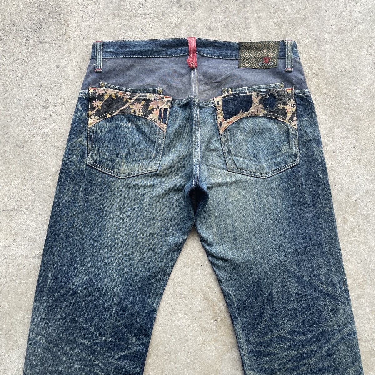 Japanese Brand × Jean × Vintage W35x34 Vintage Japanese Distressed Rusty Jeans Faded Pants Size US 35 - 8 Thumbnail