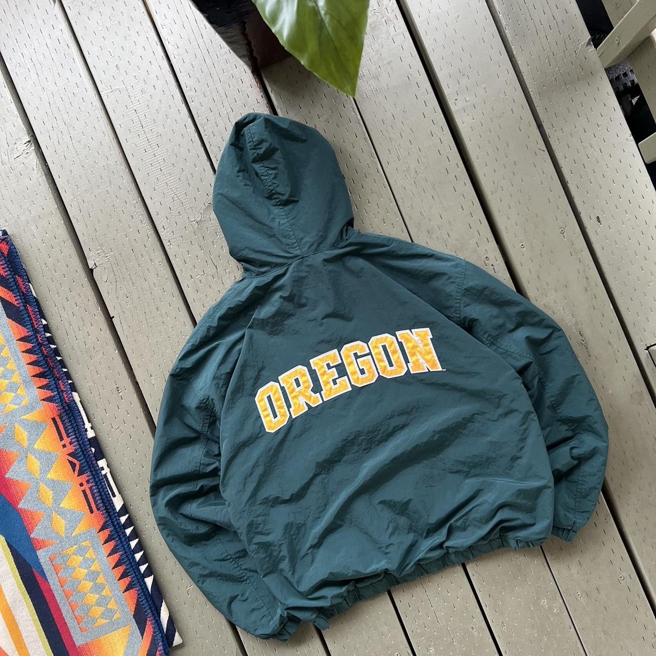 Vintage Nike Oregon Ducks 1/4 Zip Hoodie Sweatshirt high quality