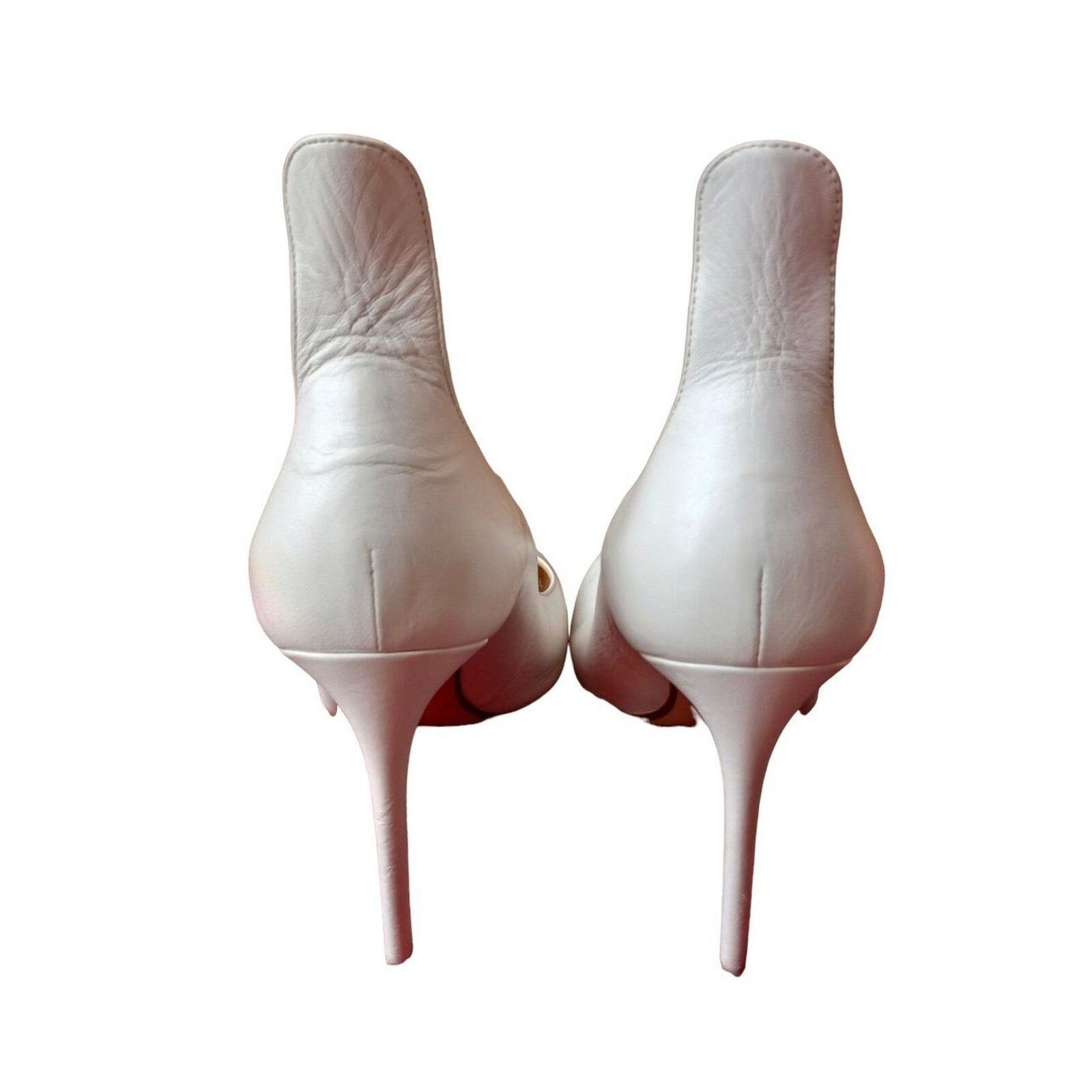 Francesco Smalto Francesco Russo Smooth Leather Pointed Toe Stiletto 9.5 Size US 9.5 / IT 39.5 - 2 Thumbnail