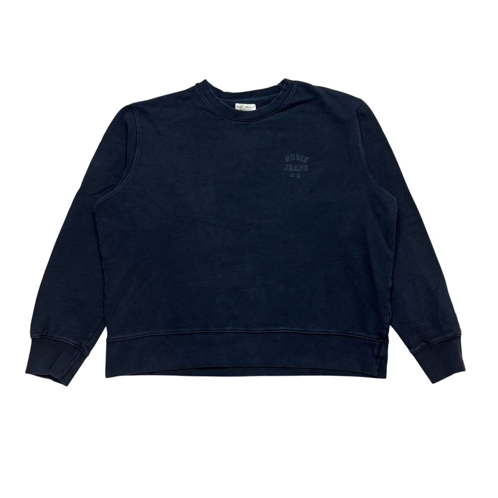 Nudie Jeans Nudie Jeans Co Frasse Logo Crew Pullover Sweatshirt Men's XL Size US XL / EU 56 / 4 - 1 Thumbnail