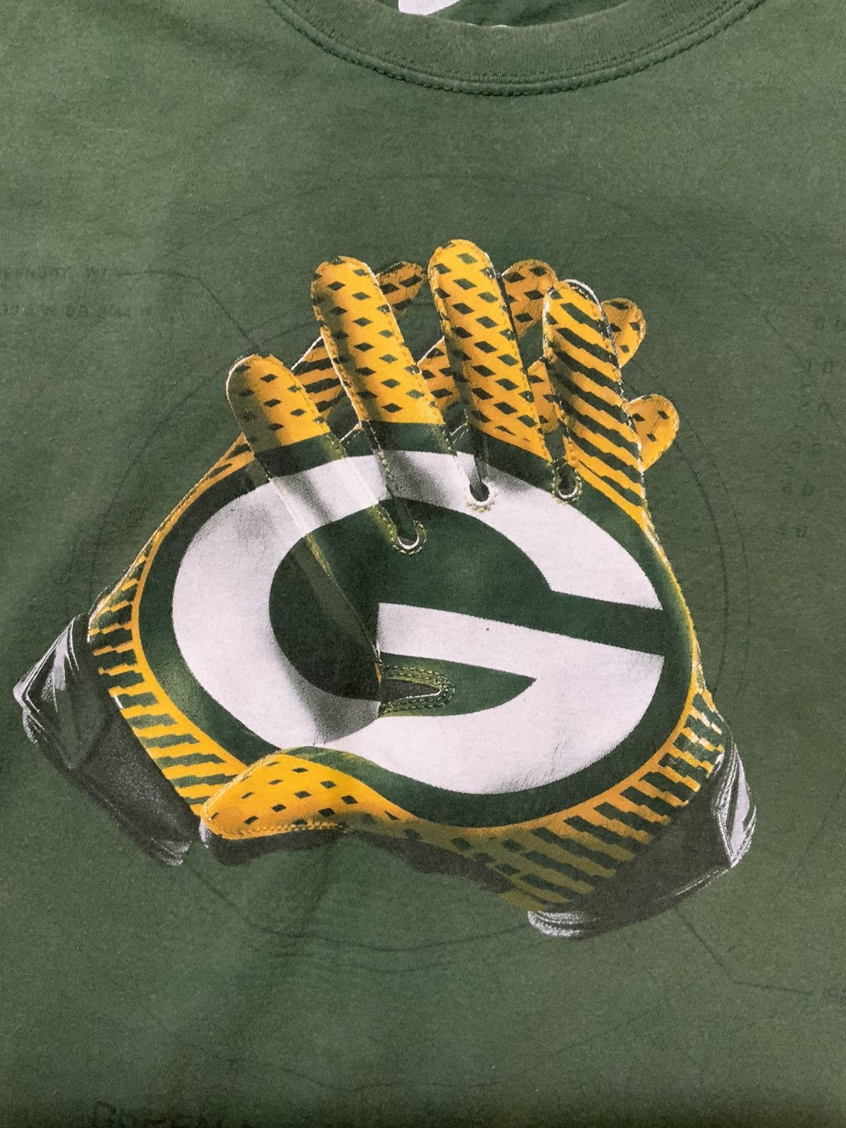 Nike Lot Of 2 Nike NFL Football Green Bay Packers T-Shirts Size US XXL / EU 58 / 5 - 8 Thumbnail