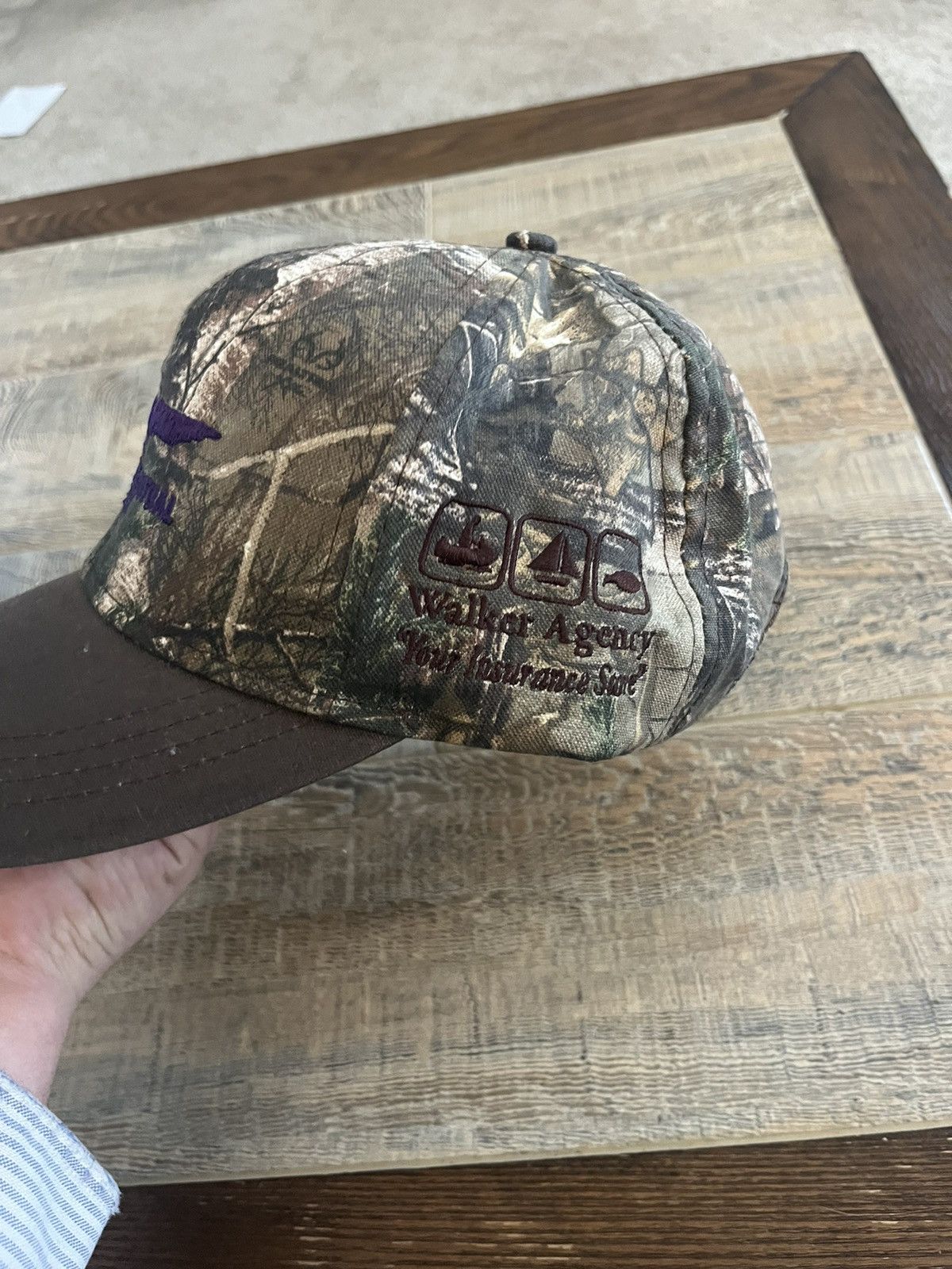Vintage Vintage Y2K Camo Cap Size ONE SIZE - 3 Thumbnail