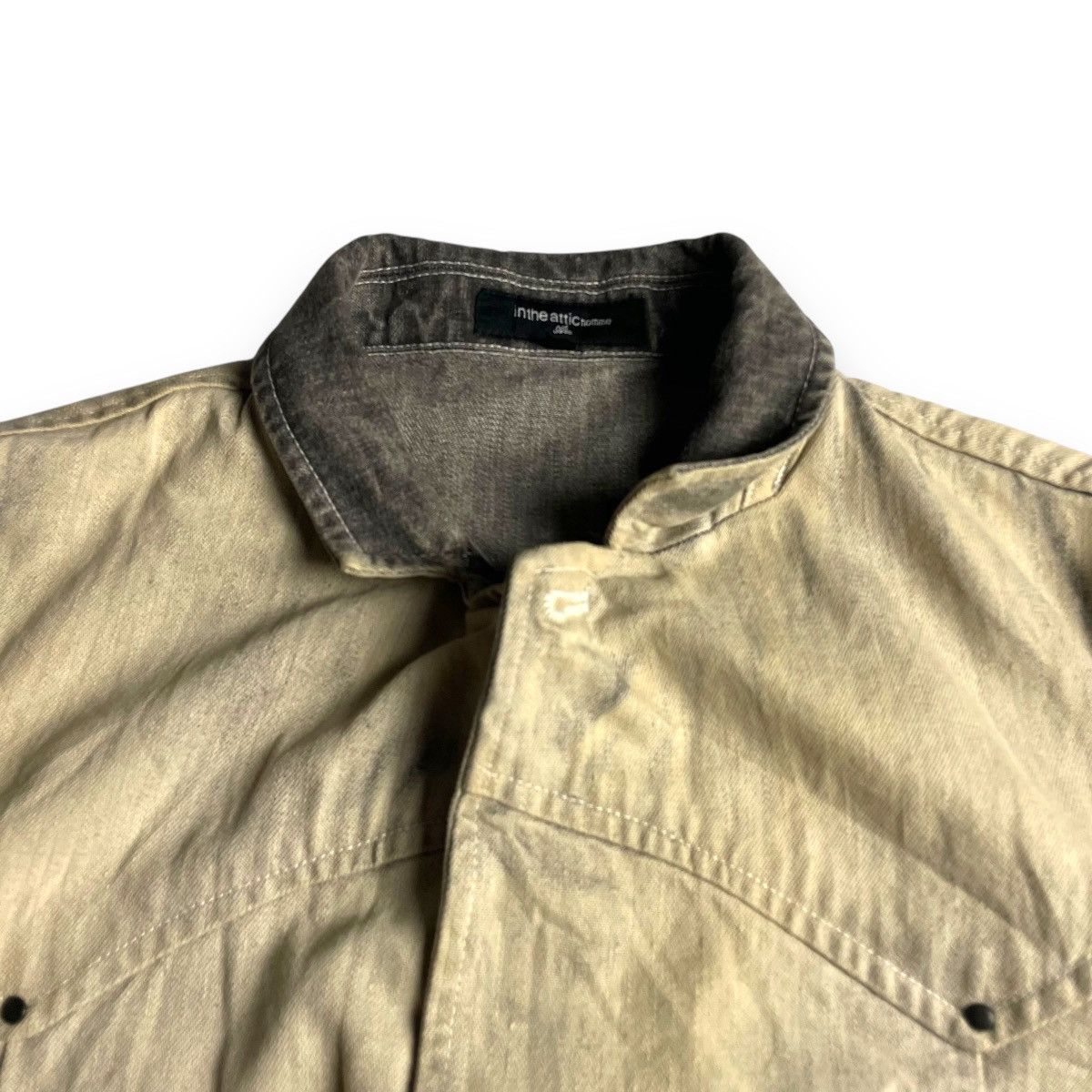 In The Attic 🇯🇵 IN THE ATTIC HOMME WASHED DENIM JACKET Size US M / EU 48-50 / 2 - 8 Thumbnail