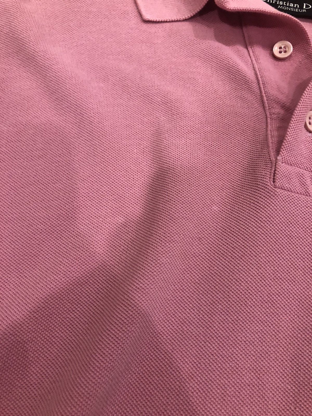 Christian Dior Monsieur × Designer × Dior Christian Dior Pink Vintage Polo shirt Rare Size US M / EU 48-50 / 2 - 5 Thumbnail