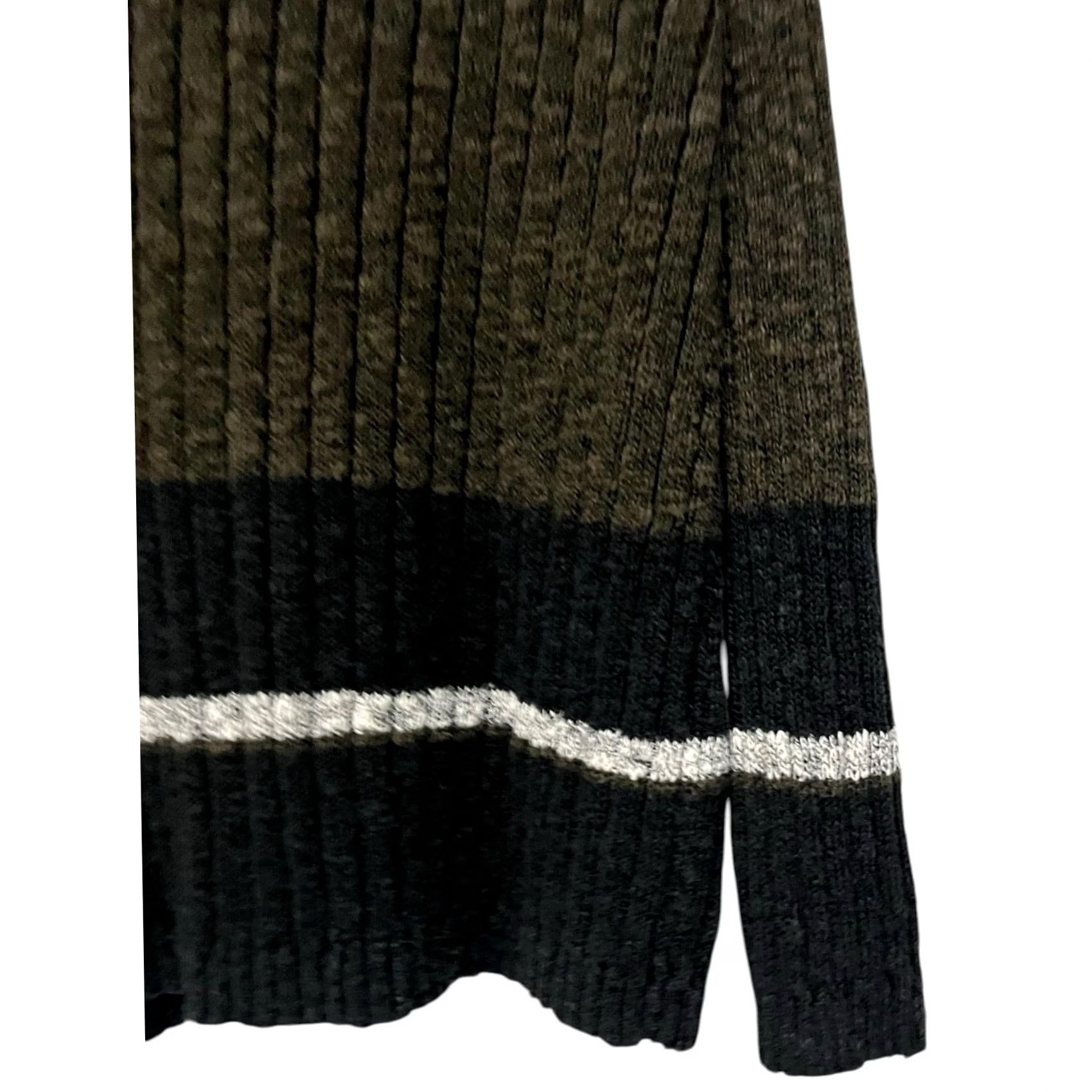 Vintage VINTAGE County Seat Mens Sweater Pullover V-Neck Ribbed Green Gray Sz M 90s Grunge Mens Size US M / EU 48-50 / 2 - 6 Thumbnail