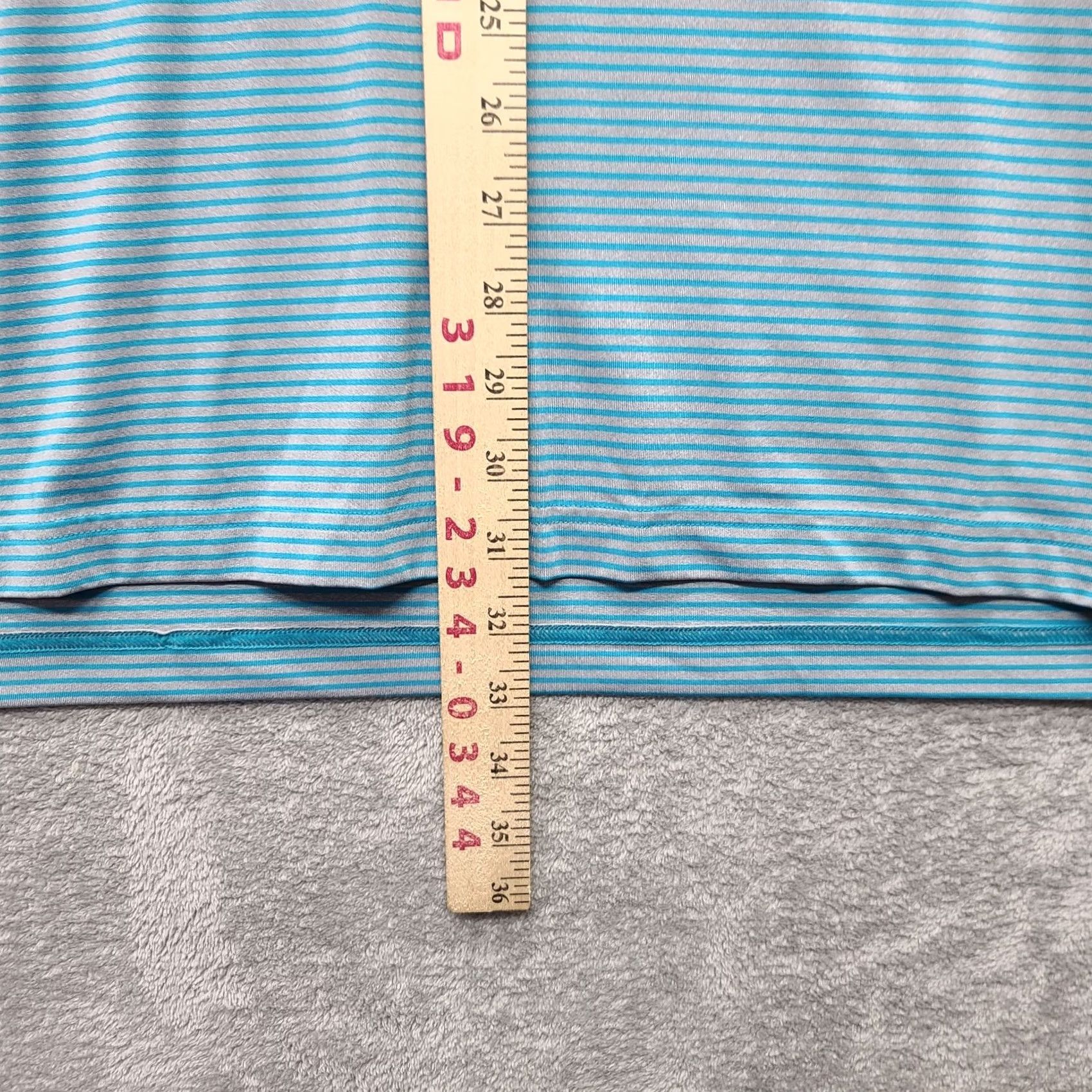 Under Armour Under Armour Polo Shirt Mens 2XL Short Sleeve HeatGear Blue Striped Size US XXL / EU 58 / 5 - 4 Thumbnail