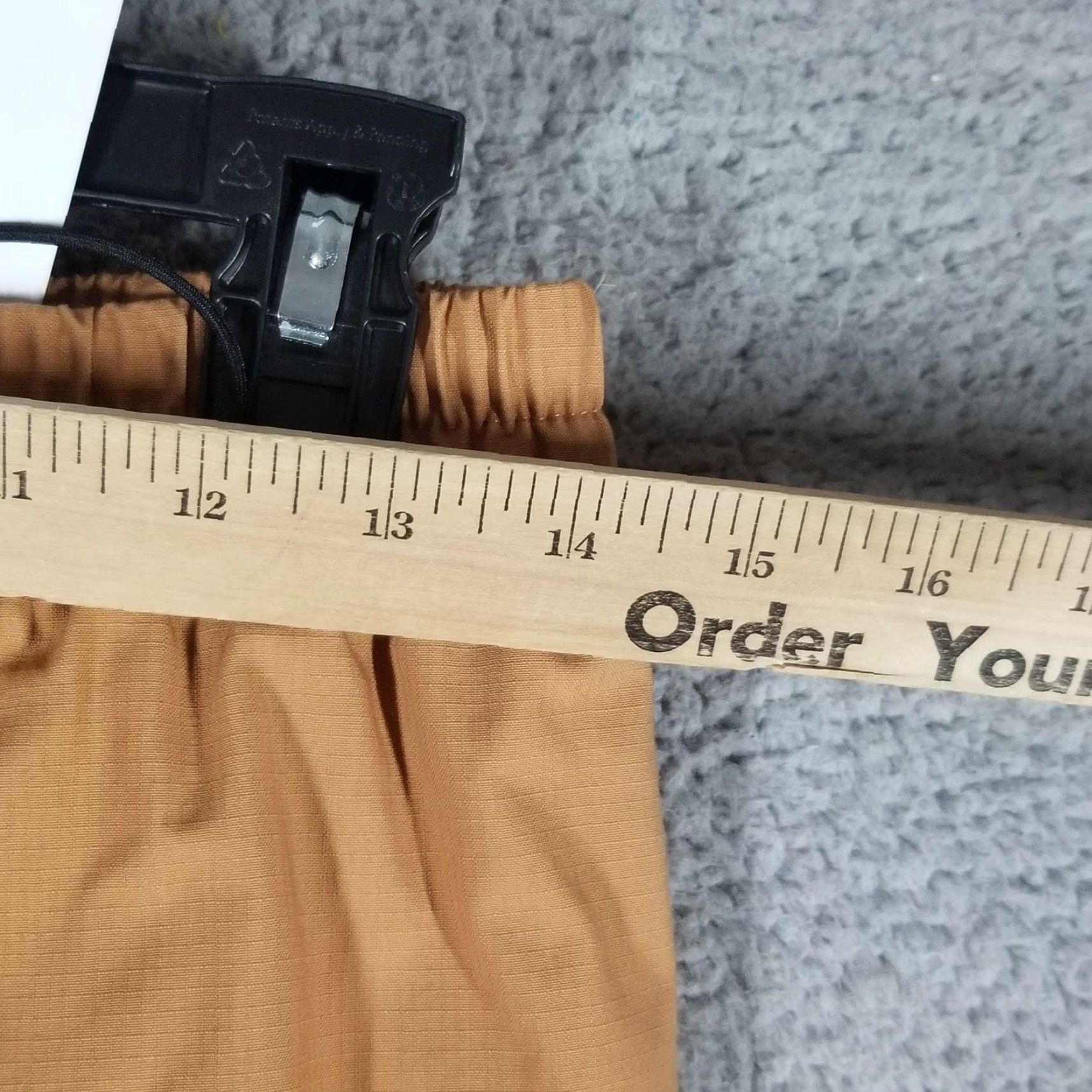 Nike Nike Cargo Pants Womens Small Flax Brown Woven Swoosh Drawcord Sample FV7643 Size 28" / US 6 / IT 42 - 6 Thumbnail