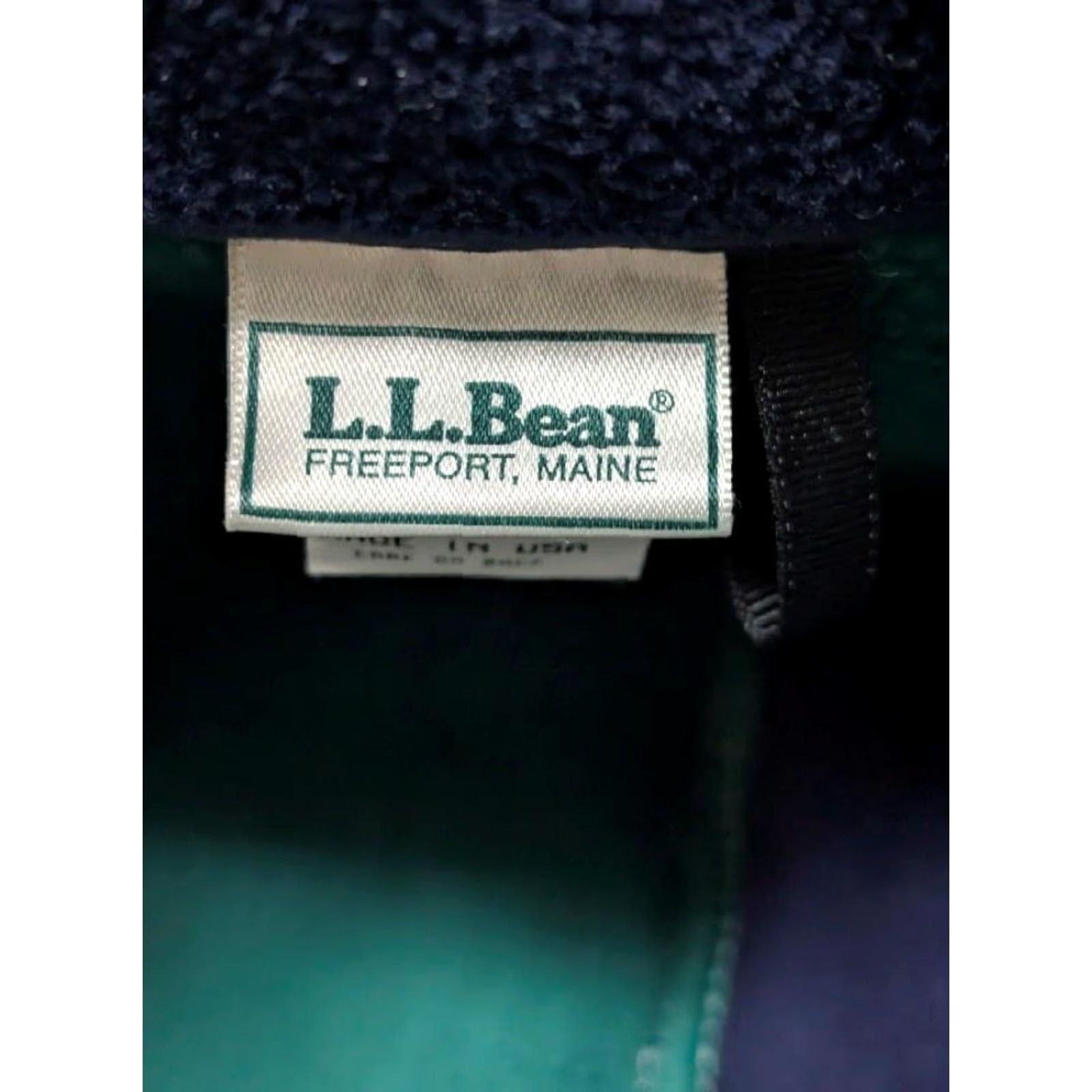 Vintage VINTAGE L.L. Bean Jacket Men 2XL TALL Fleece Green Deep Pile 1990s USA Made Zip Size US M / EU 48-50 / 2 - 6 Thumbnail