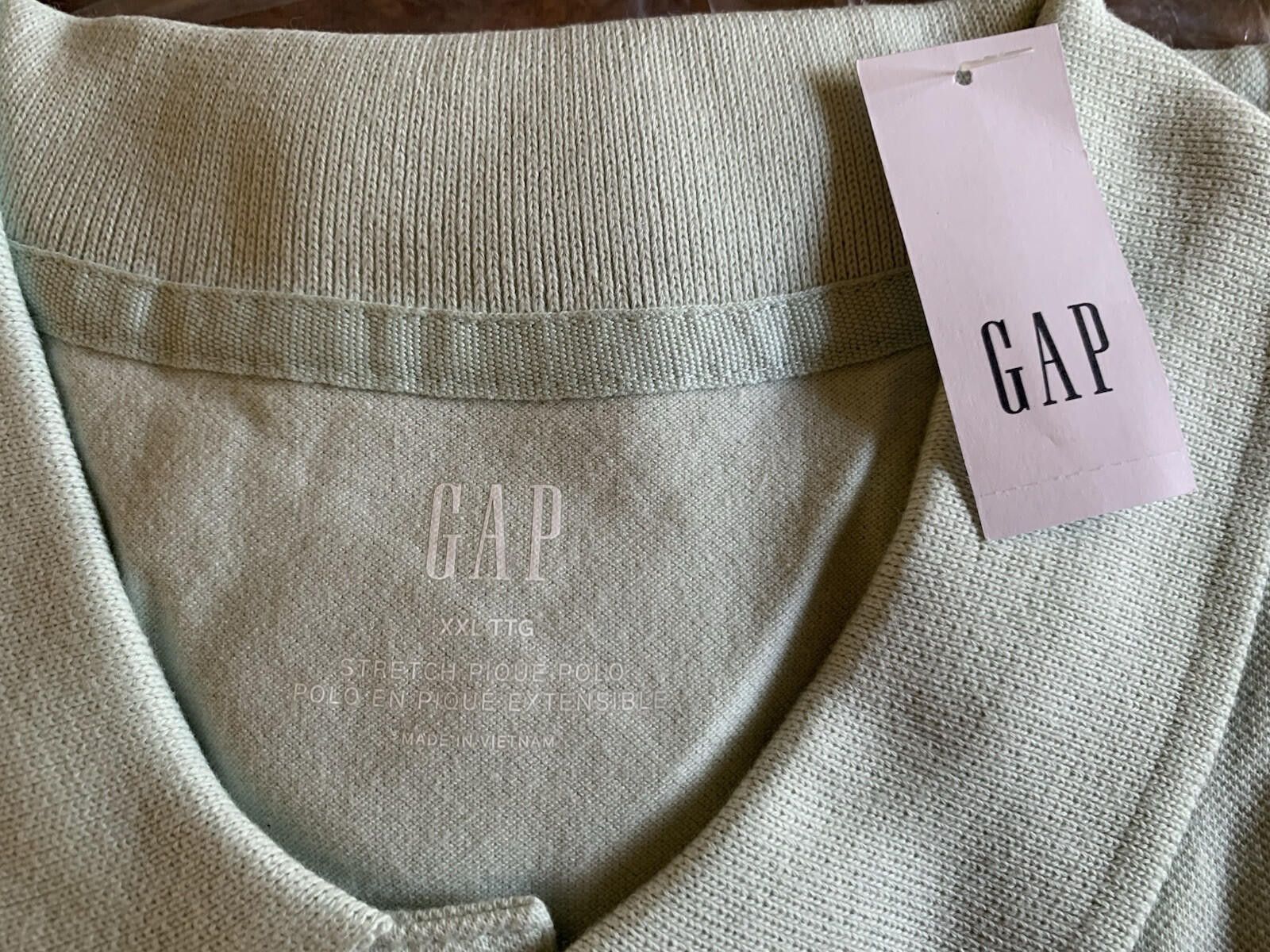 Gap GAP Men's Stretch Pique Polo Shirt Size US XXL / EU 58 / 5 - 7 Thumbnail