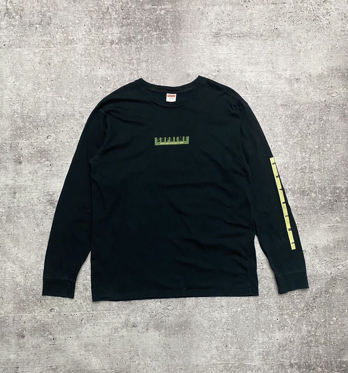 Long Sleeve Supreme Tee Fw18 ?SUPREME RARE LONG SLEEVE