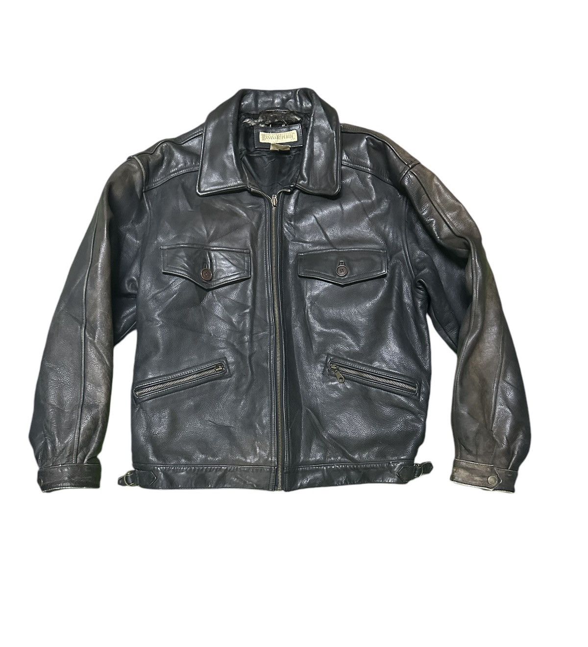 Vtg 80s Banana Republic leather jacket