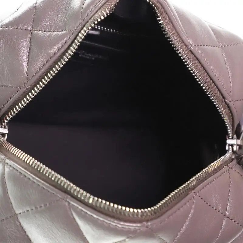 Saint Laurent Paris Saint Laurent Y Quilted Monogram Small Loulou Bowling Bag Size ONE SIZE - 10 Thumbnail