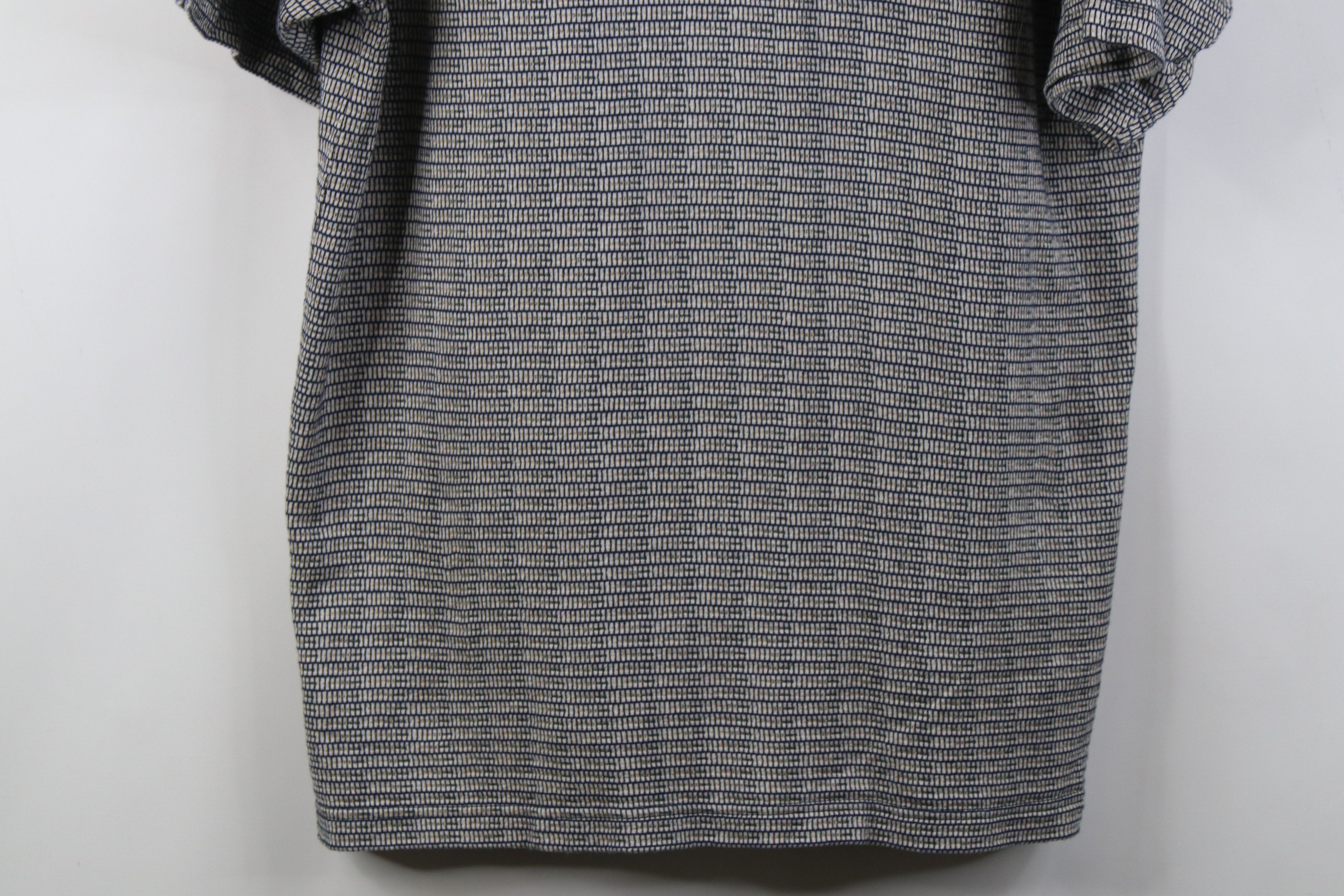 Vintage Vintage 90s Streetwear Geometric Knit Golf Polo Shirt Size US L / EU 52-54 / 3 - 3 Thumbnail