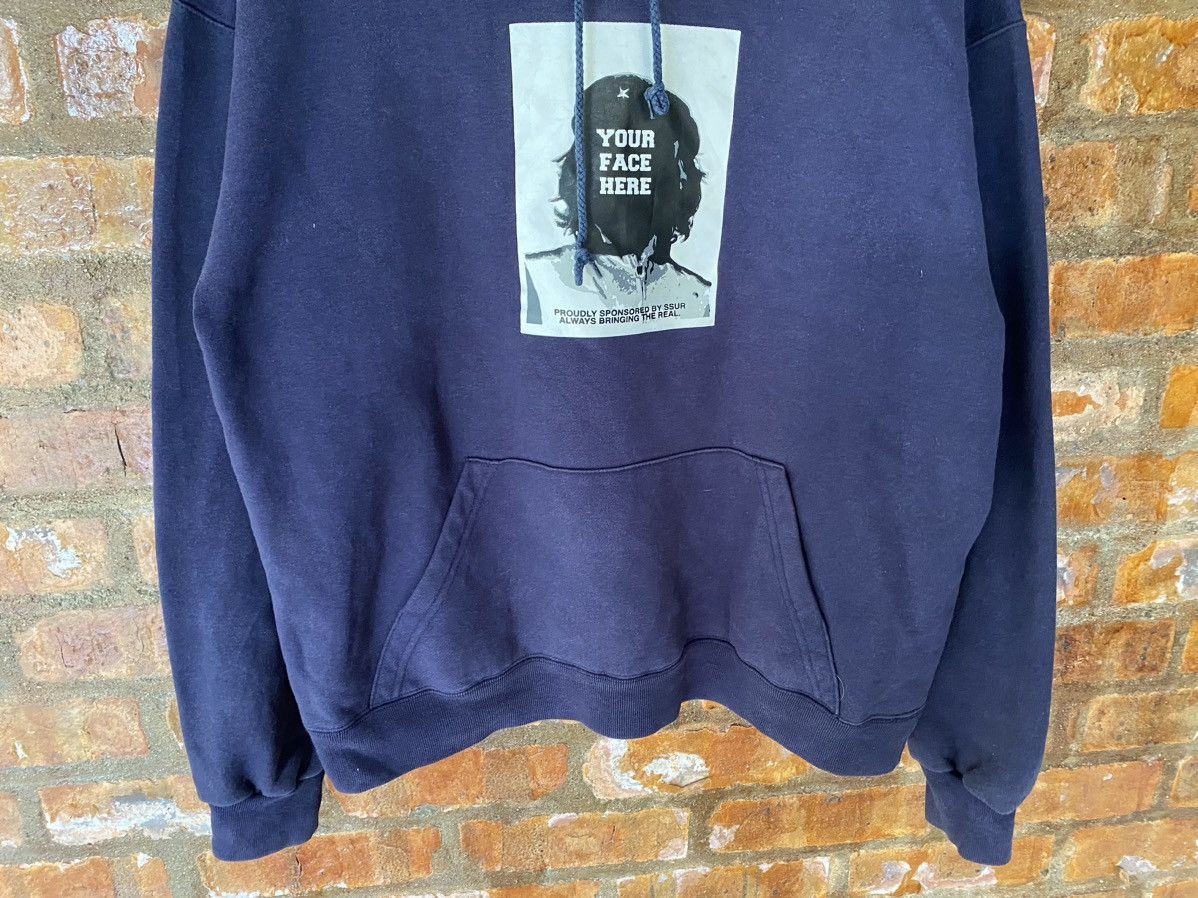 Japanese Brand × SSUR × Vintage 1990s SSUR put your face che guevara hoodie Size US M / EU 48-50 / 2 - 4 Thumbnail