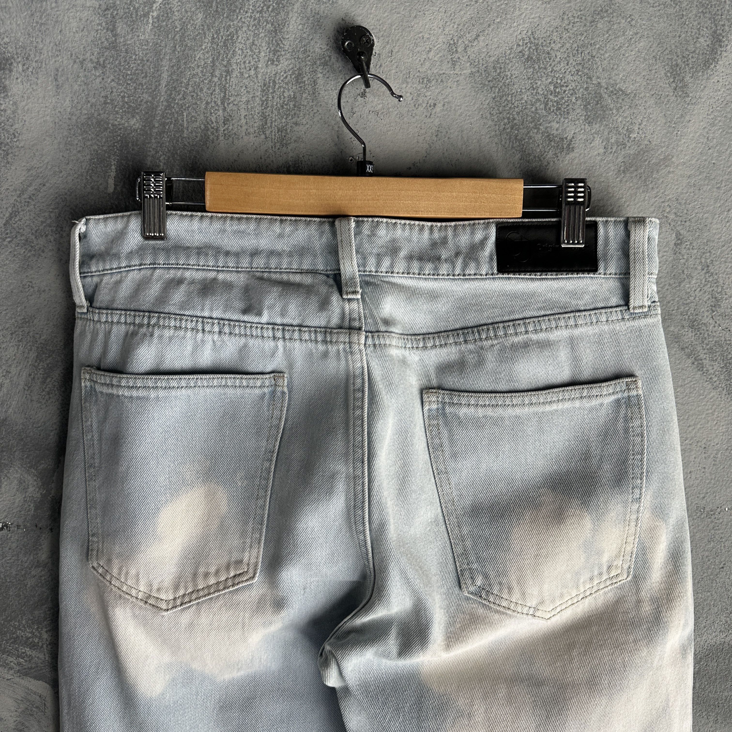 Other Original Use Cloud Wash Straight Jeans Mens Denim Bleach Size US 32 / EU 48 - 6 Thumbnail