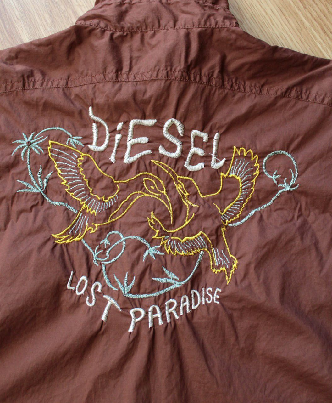 Diesel 🔥 Vintage Diesel Lost Paradise Hawaiian Shirt Y2K Japan Size US XXL / EU 58 / 5 - 2 Thumbnail
