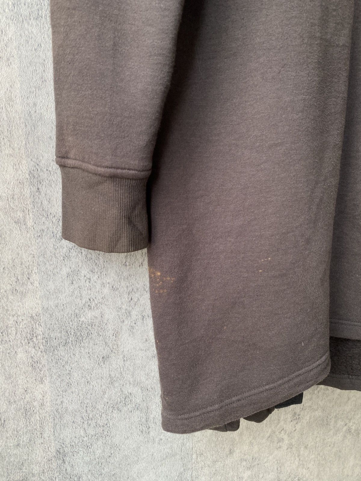 Helmut Lang Helmut Lang Body Elongated Zip SWS Faded Black Hoodie Size US S / EU 44-46 / 1 - 12 Thumbnail