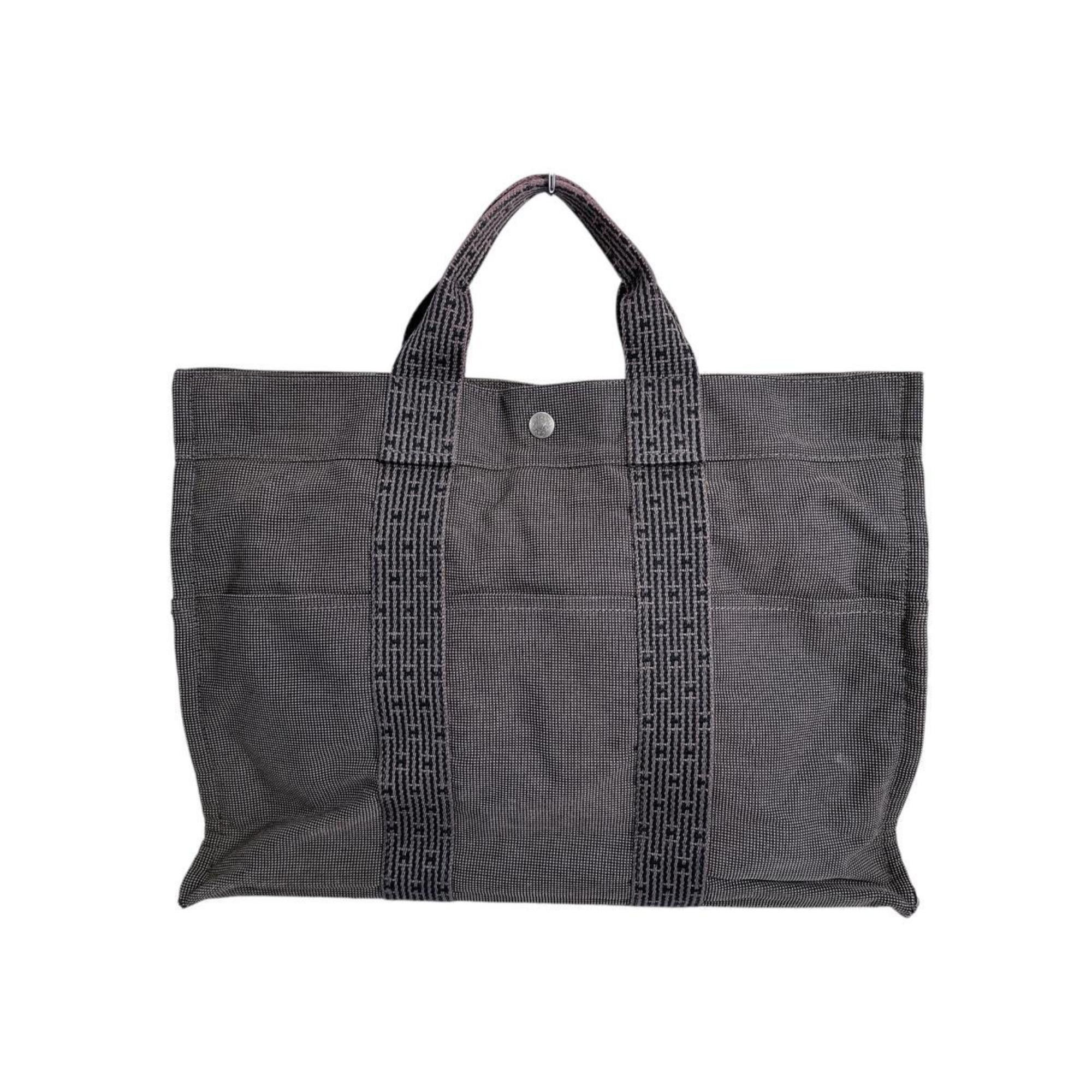 Hermes Hermes Hermès Air Line MM Tote Bag, Business Gray Canvas Size ONE SIZE - 1 Thumbnail