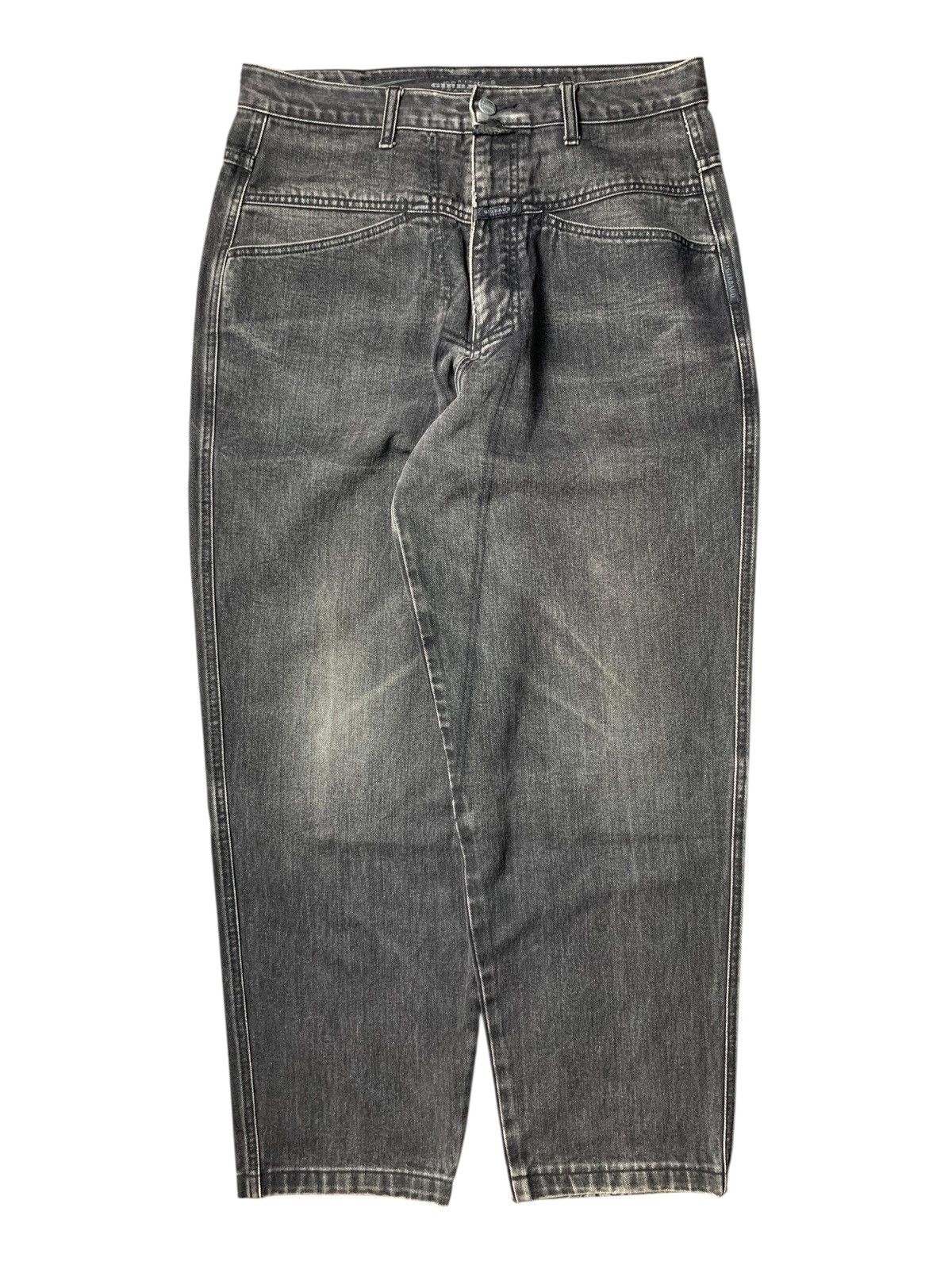 Marithe + Francois Girbaud Marithe Francois Girbaud Black Washed Baggy Denim Size US 30 / EU 46 - 1 Thumbnail