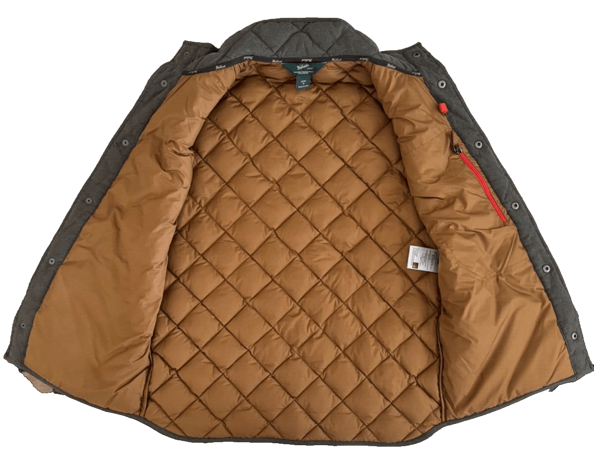 Woolrich Woolen Mills Woolrich Men's M Duck Quilted Gray Vest Tan Lining Size US M / EU 48-50 / 2 - 4 Thumbnail
