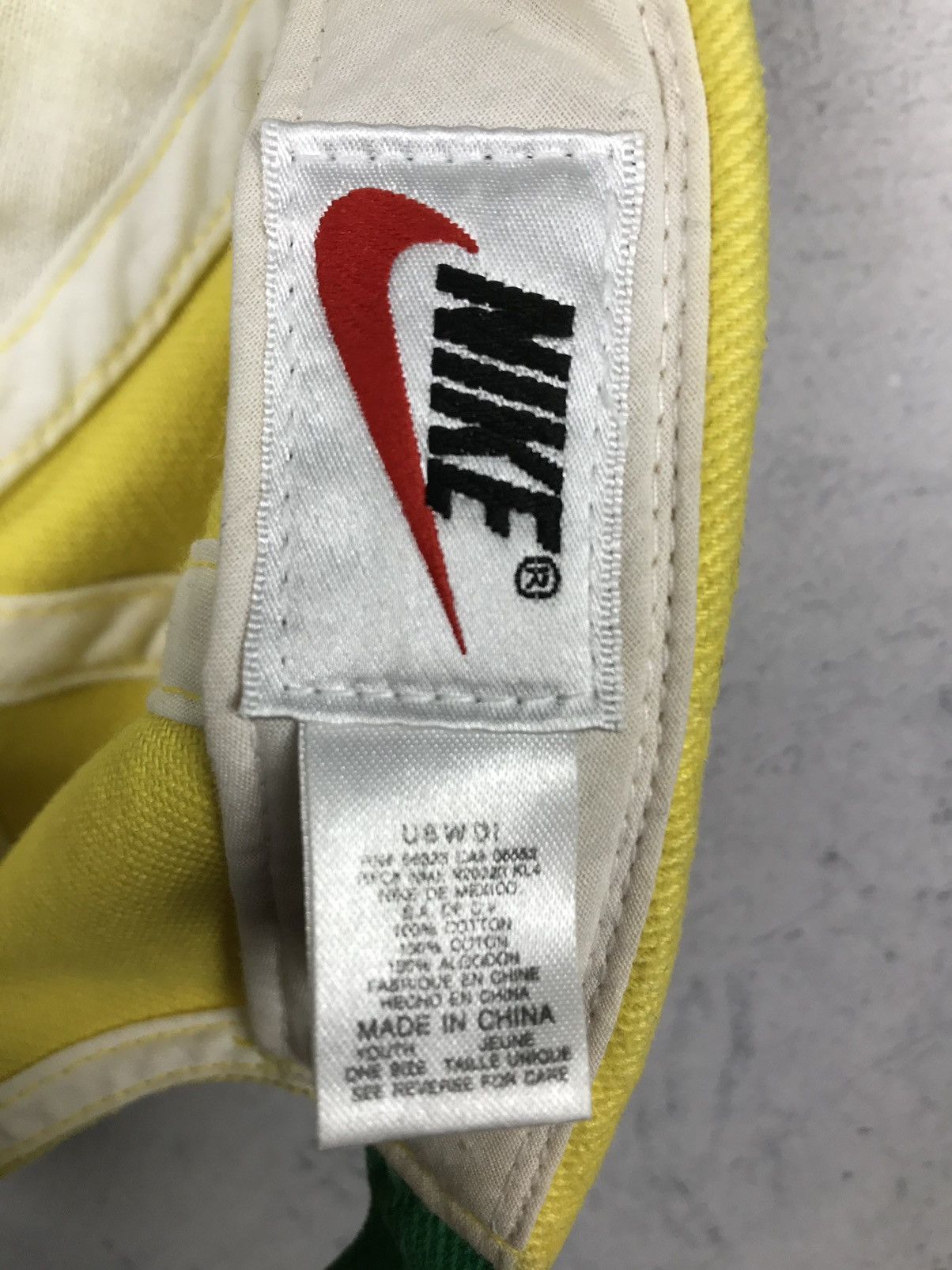 Nike × Vintage Vintage 90s Nike Brasil Brazil Swoosh Soccer Jersey Cap Hat Size ONE SIZE - 12 Thumbnail
