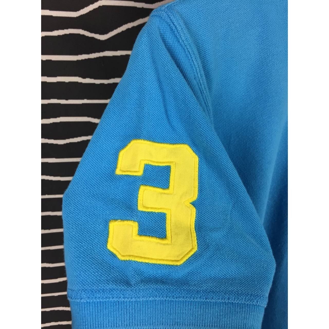 Polo Ralph Lauren × Vintage Vtg Polo Ralph Lauren Big Logo Rugby Polo Tee Youth L Size US M / EU 48-50 / 2 - 7 Thumbnail