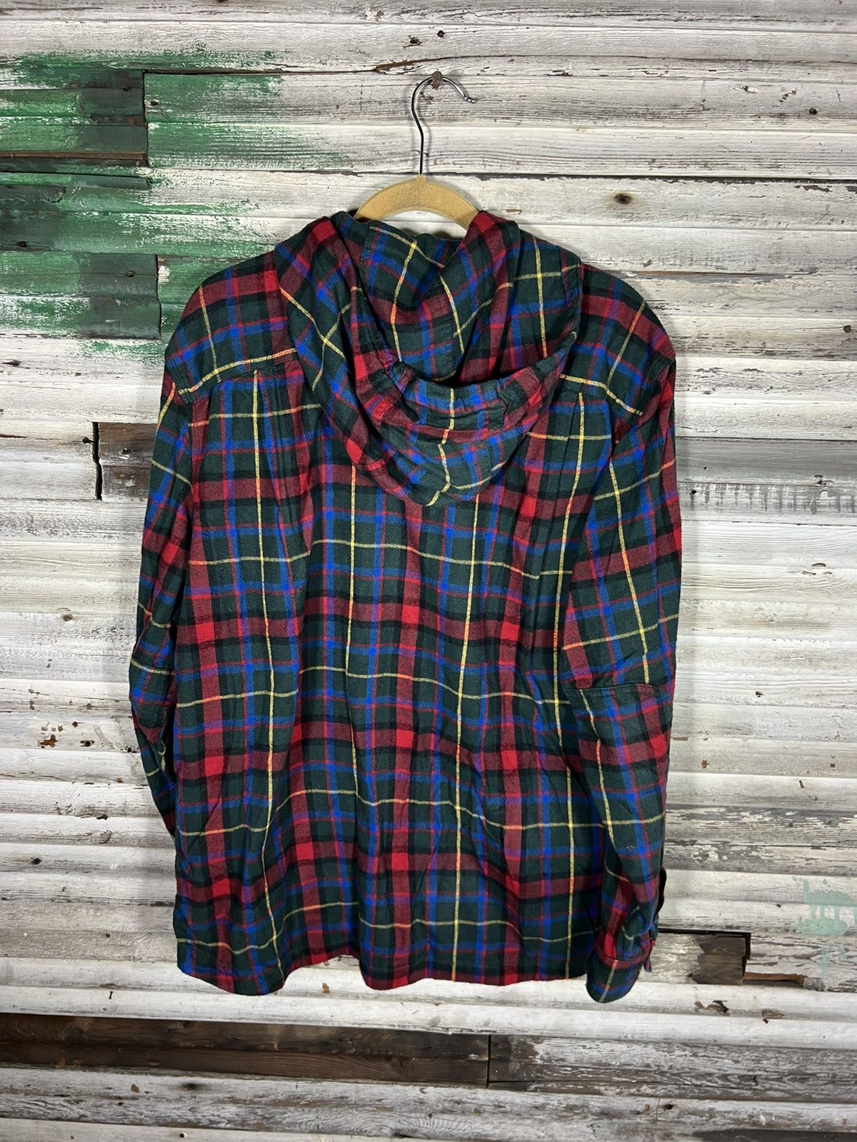 L.L. Bean × Vintage Vintage L.L. Bean Plaid Hoodie Size US XL / EU 56 / 4 - 3 Thumbnail