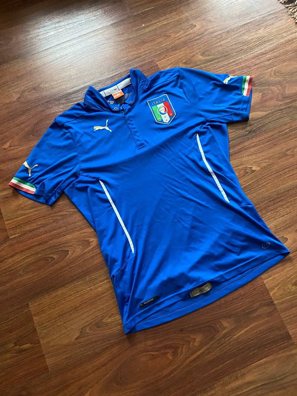 Puma × Versace Italy x Versace Blue Jersey | Grailed