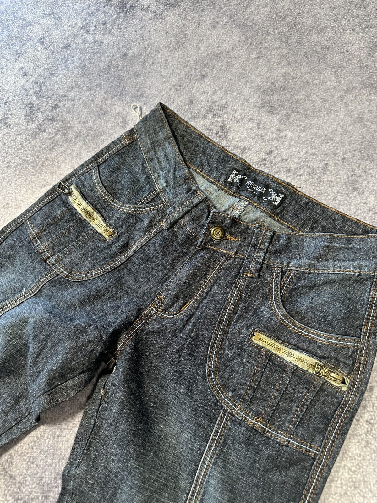 Vintage Y2K Vintage Cargo Jeans Streetwear Rare Casual Y2K VTg USA Size 26" / US 2 / IT 38 - 3 Thumbnail