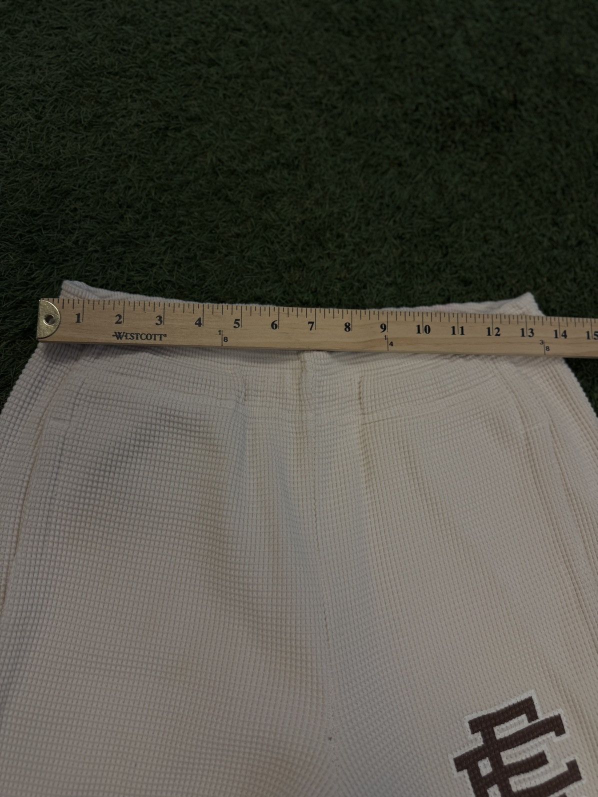 Eric Emanuel Eric Emanuel FW21 White/Brown Thermal Sweatpants Size (M) Size US 31 - 13 Thumbnail