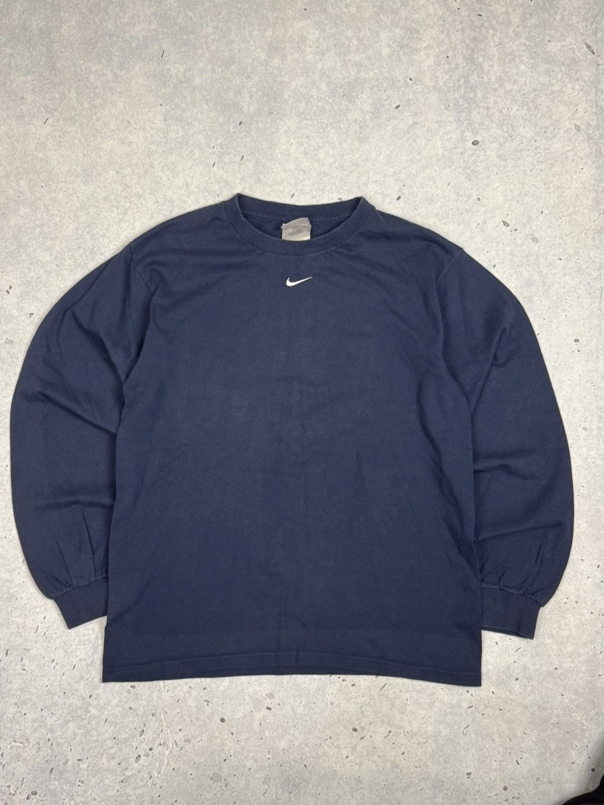 Nike Vintage Nike Center Swoosh L/S Tee Shirt Size US S / EU 44-46 / 1 - 3 Thumbnail