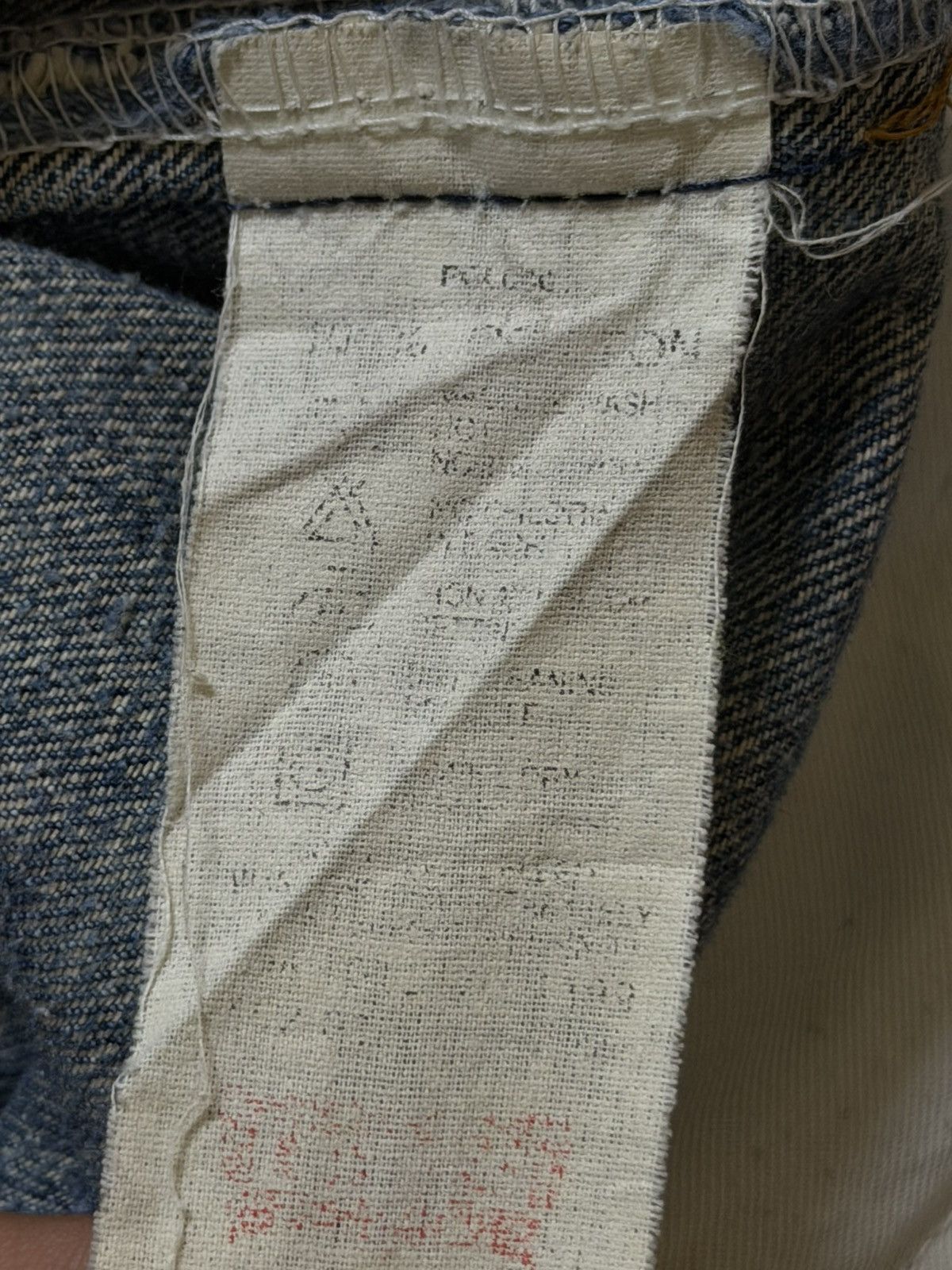 Levi's Vintage 90s Levis 502 Blue Faded Wash Distressed Regular Fit Size US 30 / EU 46 - 7 Thumbnail