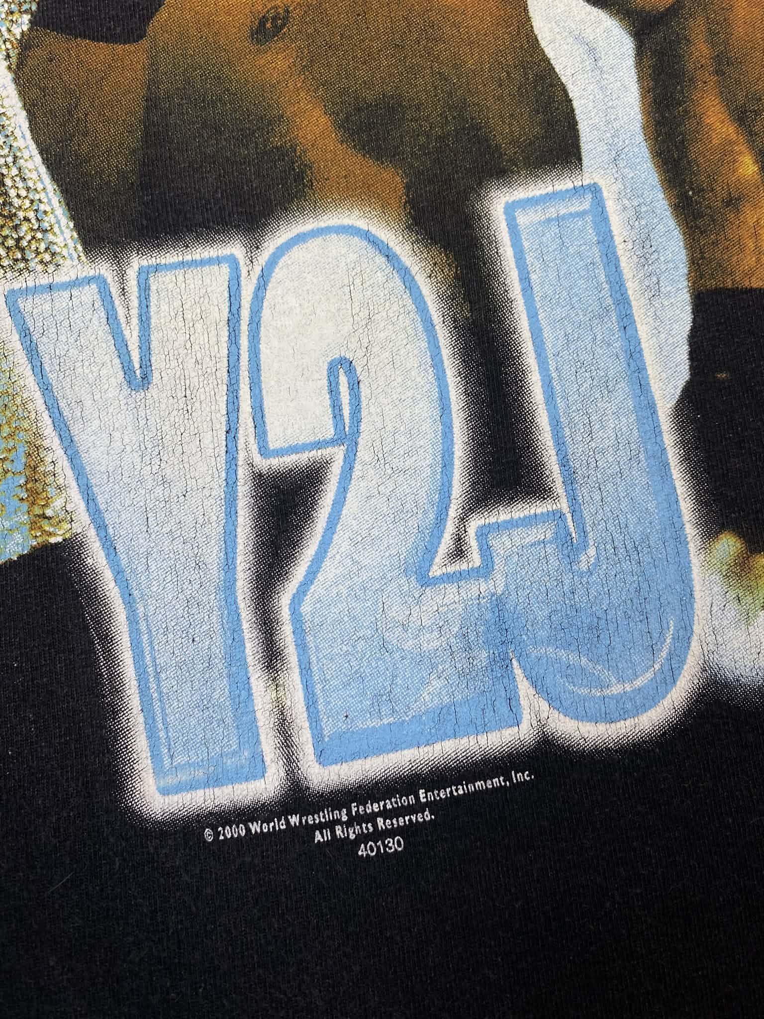 WWE Vintage 2000s WWE Jericho Black T-shirt Wrestling Washed Y2K Size US L / EU 52-54 / 3 - 11 Thumbnail