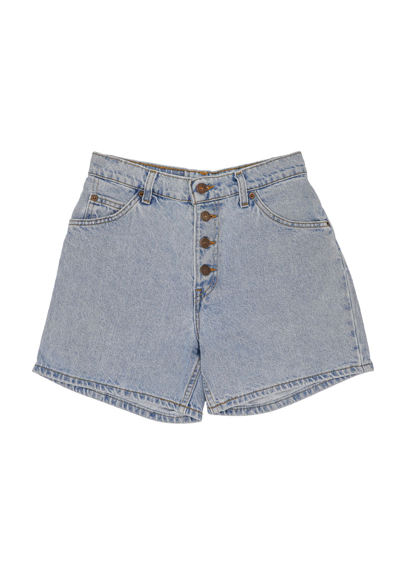 Levi's Levis 950 Light Wash Denim Jean Shorts 6/28W High Waisted Size 28" / US 6 / IT 42 - 1 Thumbnail