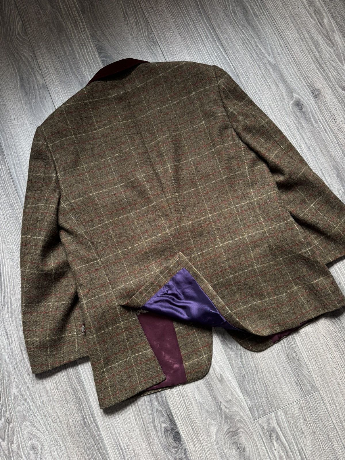 Paul Smith Paul Smith Byard Herringbone Tweed Checkered Blazer Jacket Size 50R - 15 Thumbnail
