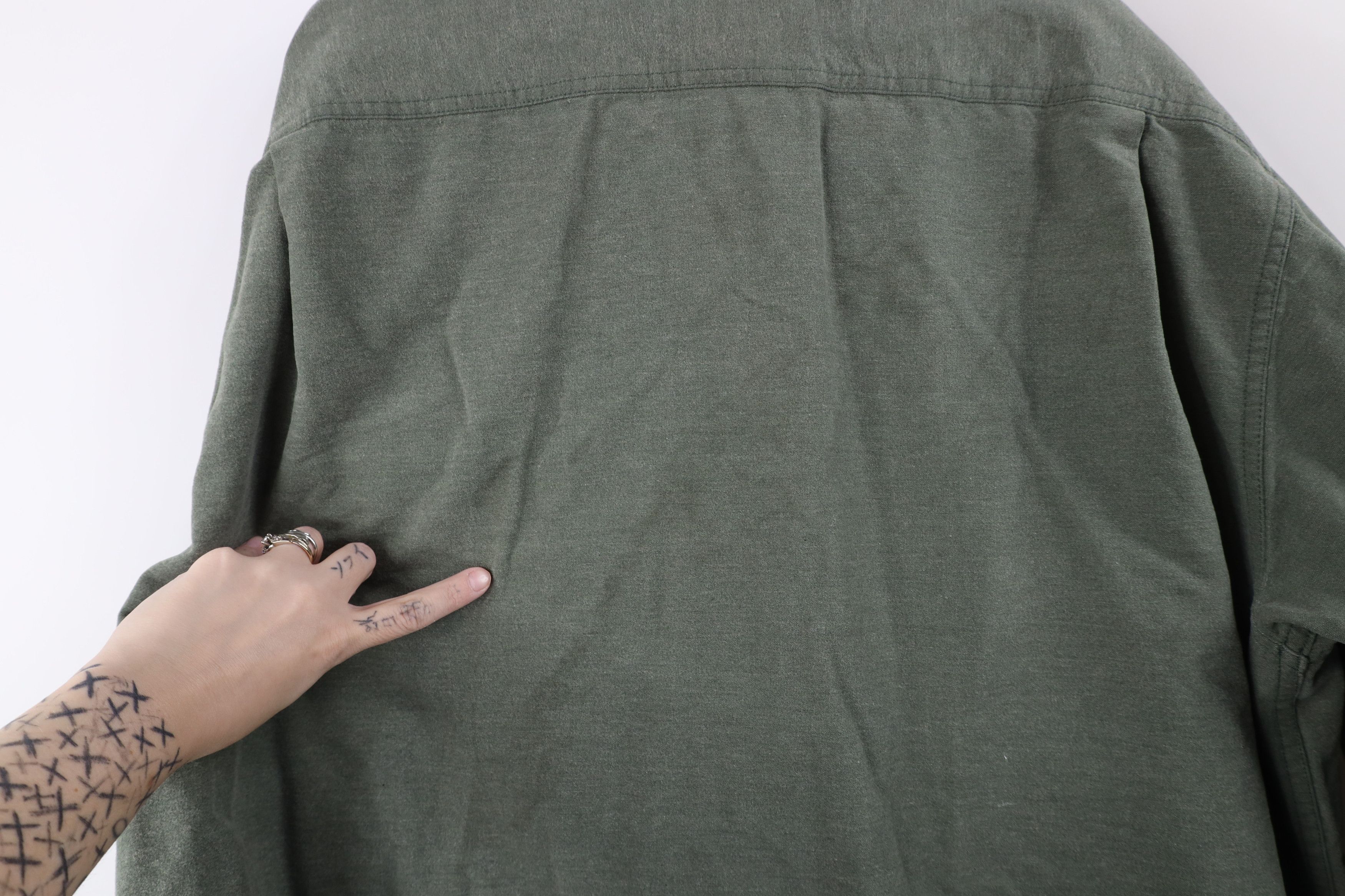 Cabelas Vintage 90s Cabelas Cloth Collared Button Shirt Green Size US XL / EU 56 / 4 - 10 Thumbnail