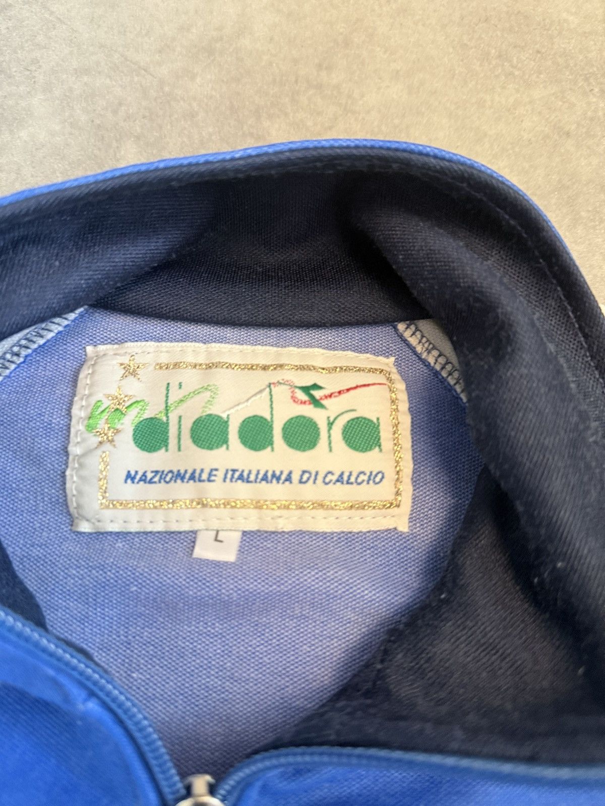 Diadora Diadora Vintage zip Italy 1990 jersey Size US L / EU 52-54 / 3 - 3 Thumbnail