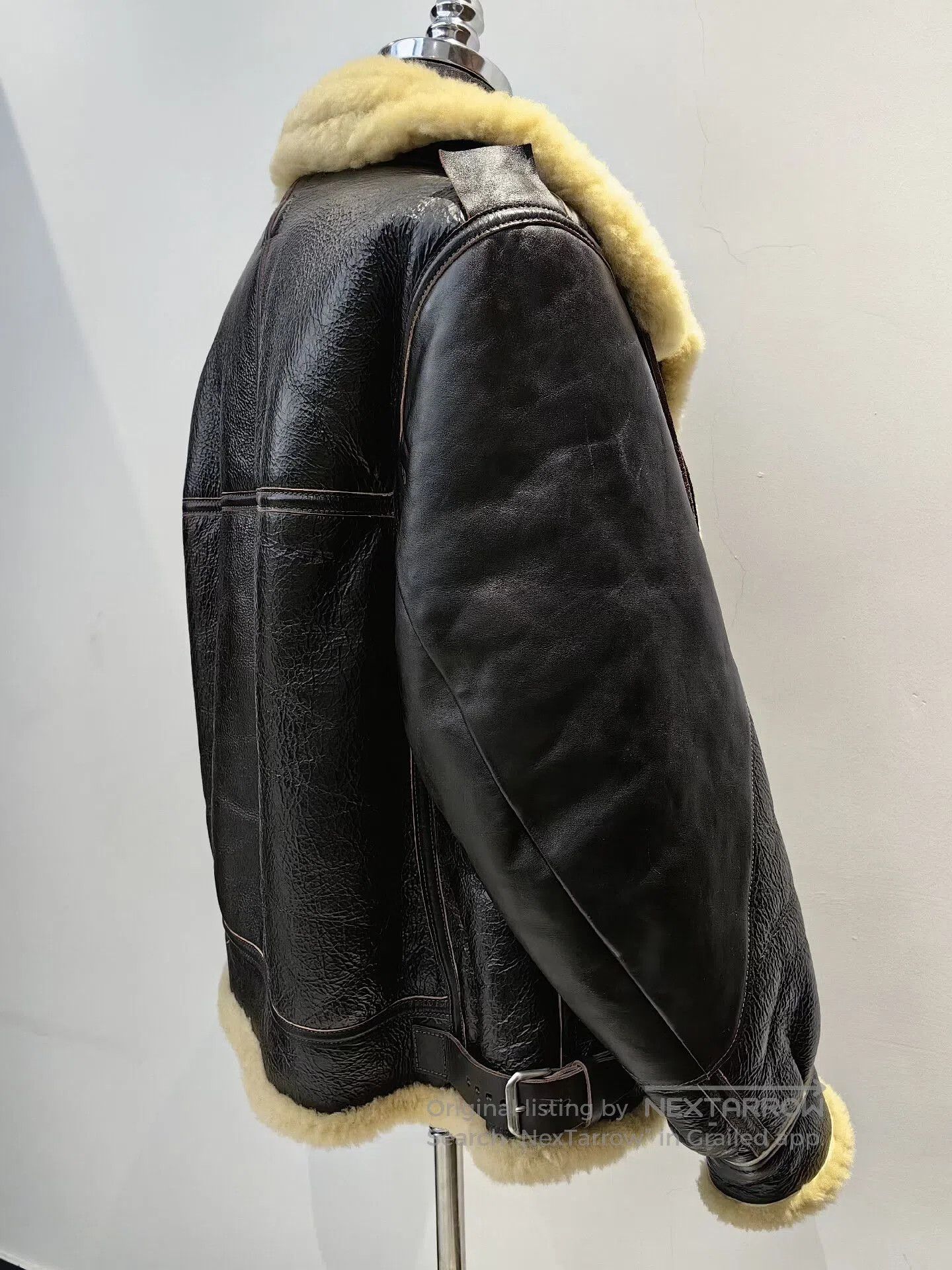 Other The REAL McCOY'S B3 Shearling Flight Jacket. Size US L / EU 52-54 / 3 - 7 Thumbnail