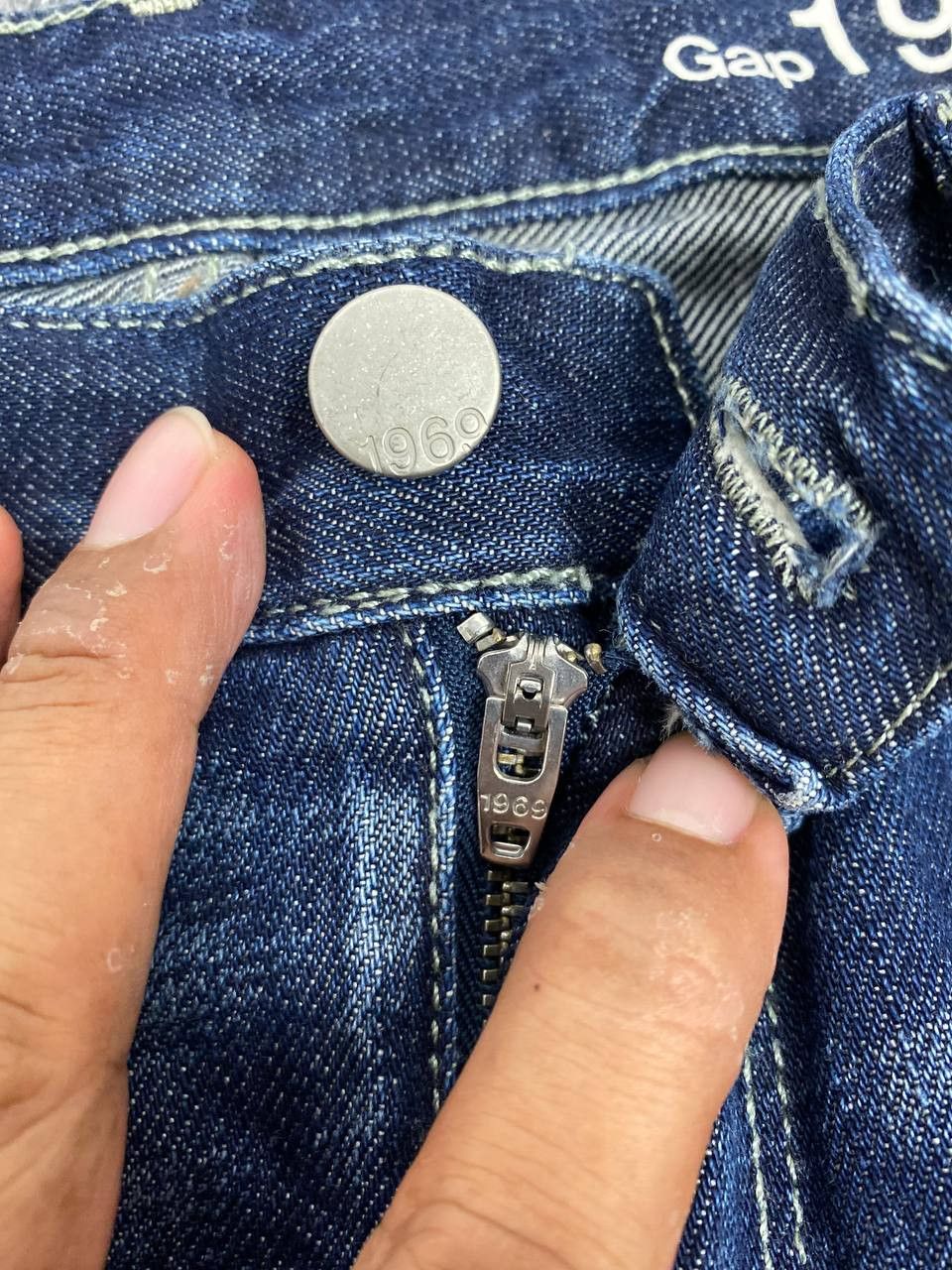 Gap gap sexy boyfriend distressed denim nice design Size 34" / US 12 / IT 48 - 10 Thumbnail