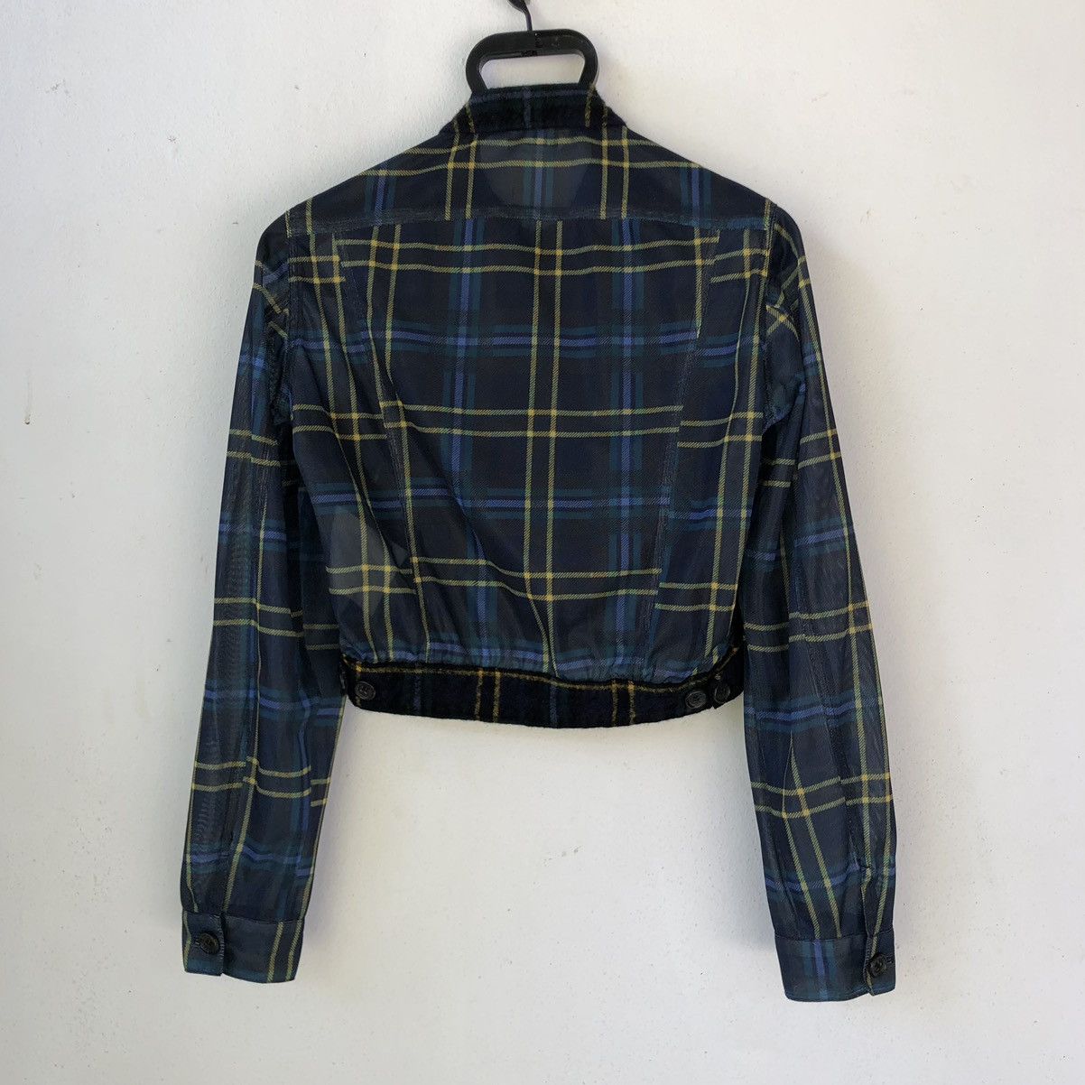 Comme des Garcons vintage Comme des Garcons Archive Hybrid Tartan Jacket Size M / US 6-8 / IT 42-44 - 2 Thumbnail