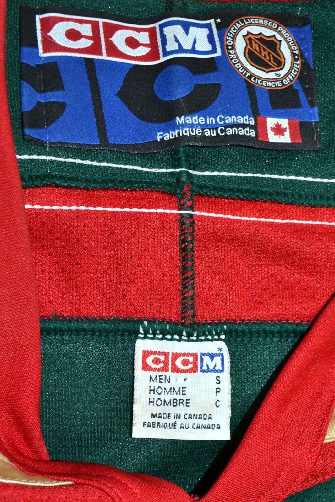 Ccm NHL MINNESOTA WILD ICE HOCKEY SHIRT JERSEY CCM S Size US S / EU 44-46 / 1 - 4 Thumbnail