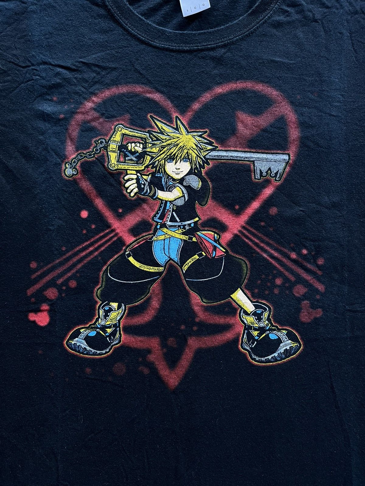 Playstation Vintage Y2K Rare Kingdom Hearts Sora Video Game T-shirt Size US L / EU 52-54 / 3 - 6 Thumbnail