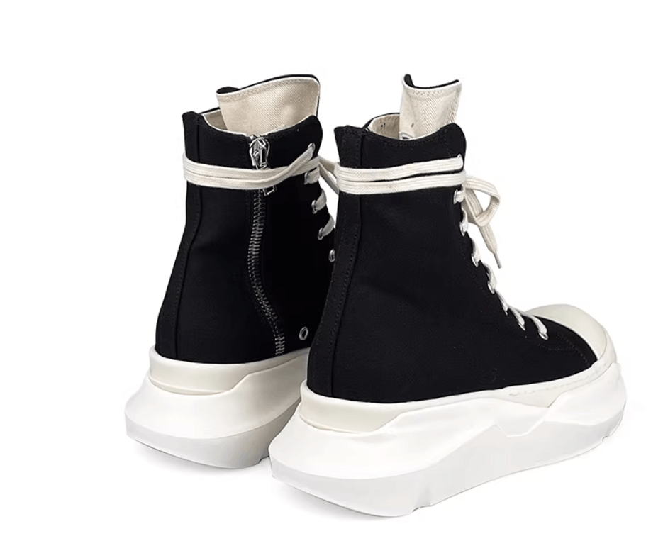 Rick Owens Drkshdw Rick Owens DRKSHDW Men's Canvas Low & High Sneakers Size US 9.5 / EU 42-43 - 4 Thumbnail