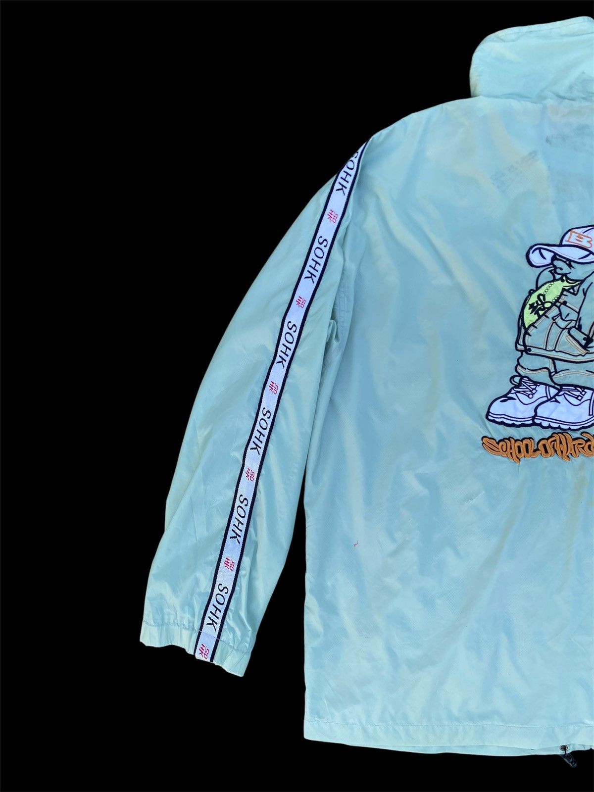 JNCO × Rap Tees Sohk School of Hard Knock Hiphop Embroidery Windbreaker Size US XL / EU 56 / 4 - 6 Thumbnail