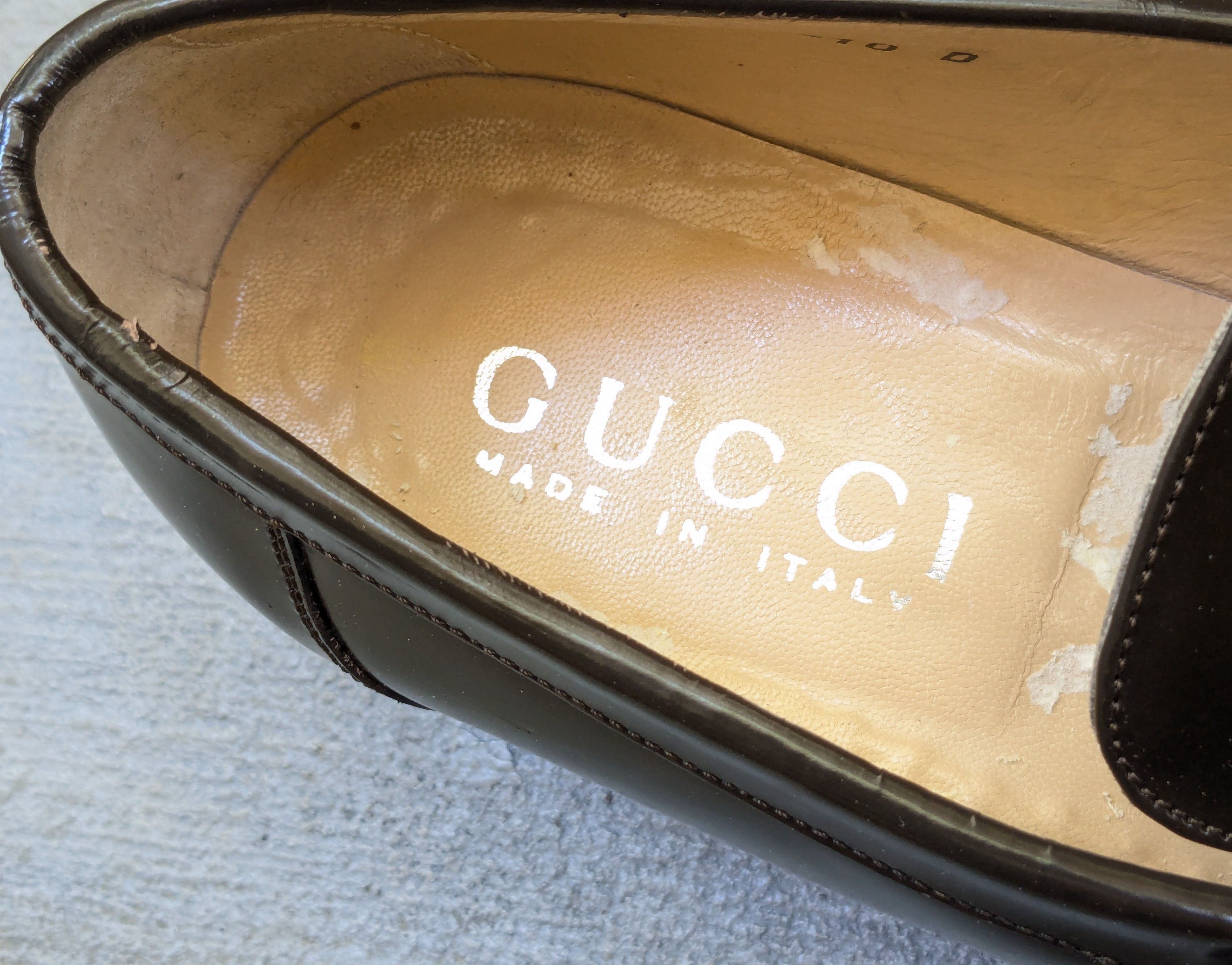 Gucci × Vintage Gucci Horsebit Loafers Brown 10 Slip Ons Snaffle Leather Size US 10 / EU 43 - 13 Thumbnail