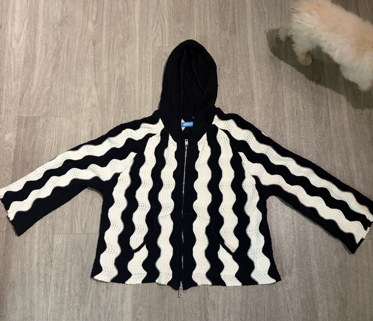 jOONIVERSE LAB Wavy crop knit Jooniverse hoodie Size US XL / EU 56 / 4 - 1 Preview