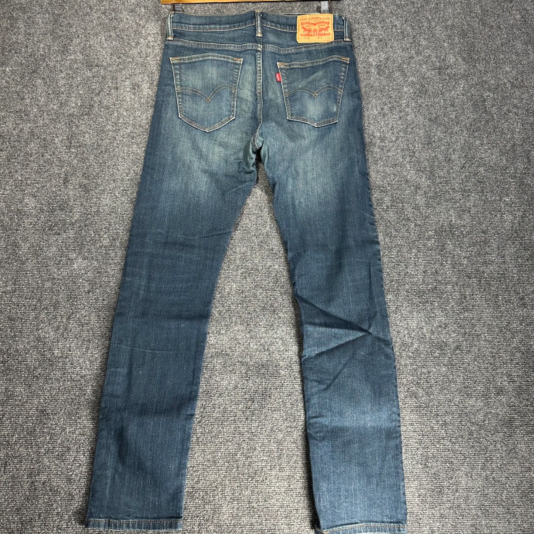 Levi's Levi's 510 Jeans Mens 31 X 30 Medium Wash 5-Pocket Cotton Stretch Denim Blue Regular Fit Skinny Style Jeans Mens Size US 31 - 6 Thumbnail