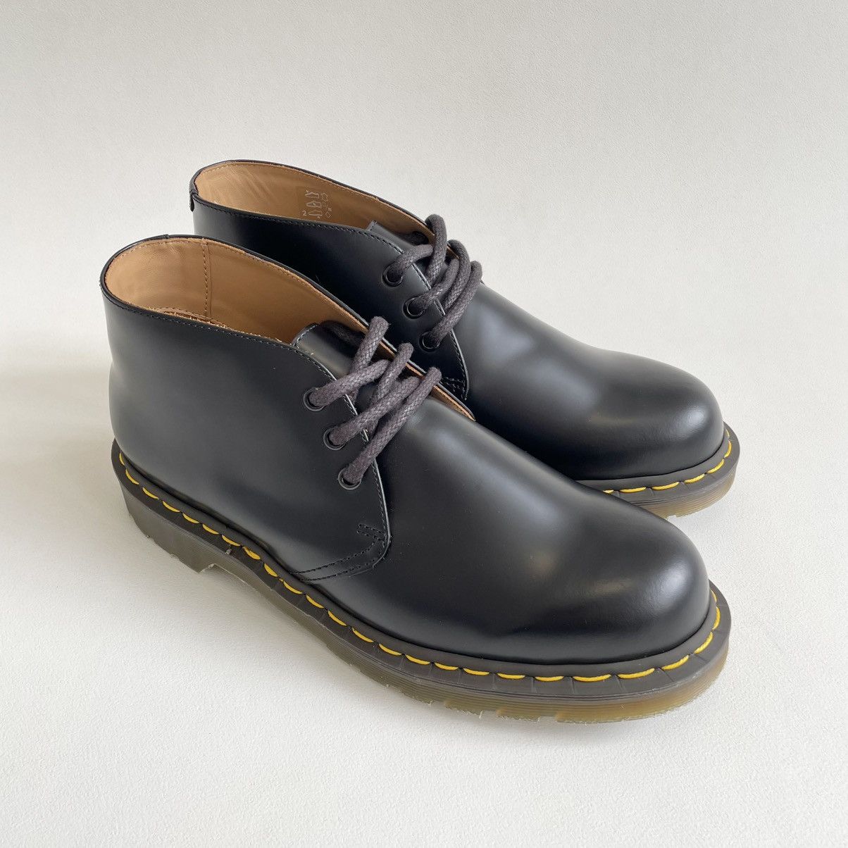 Comme des Garcons × Dr. Martens ‘Roca’ Black Leather Chukka Boots Size US 10 / EU 43 - 6 Thumbnail